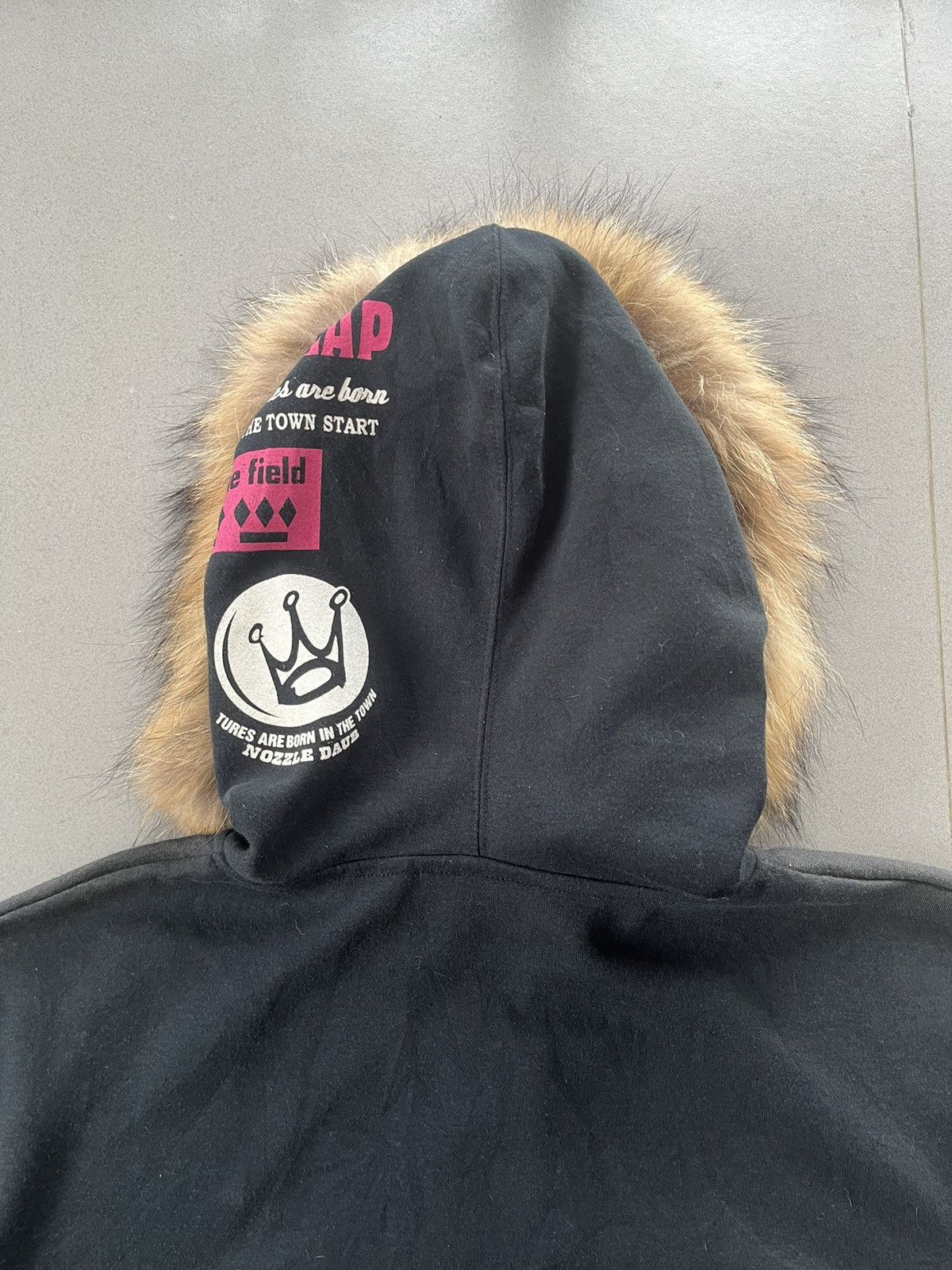 If Six Was Nine × Japanese Brand × Le Grande Bleu (L.G.B.) JAPANESE O.S.B TRIBAL FUR ZIP HOODIE GOTHIC PUNK STYLE Size US XL / EU 56 / 4 - 6 Thumbnail