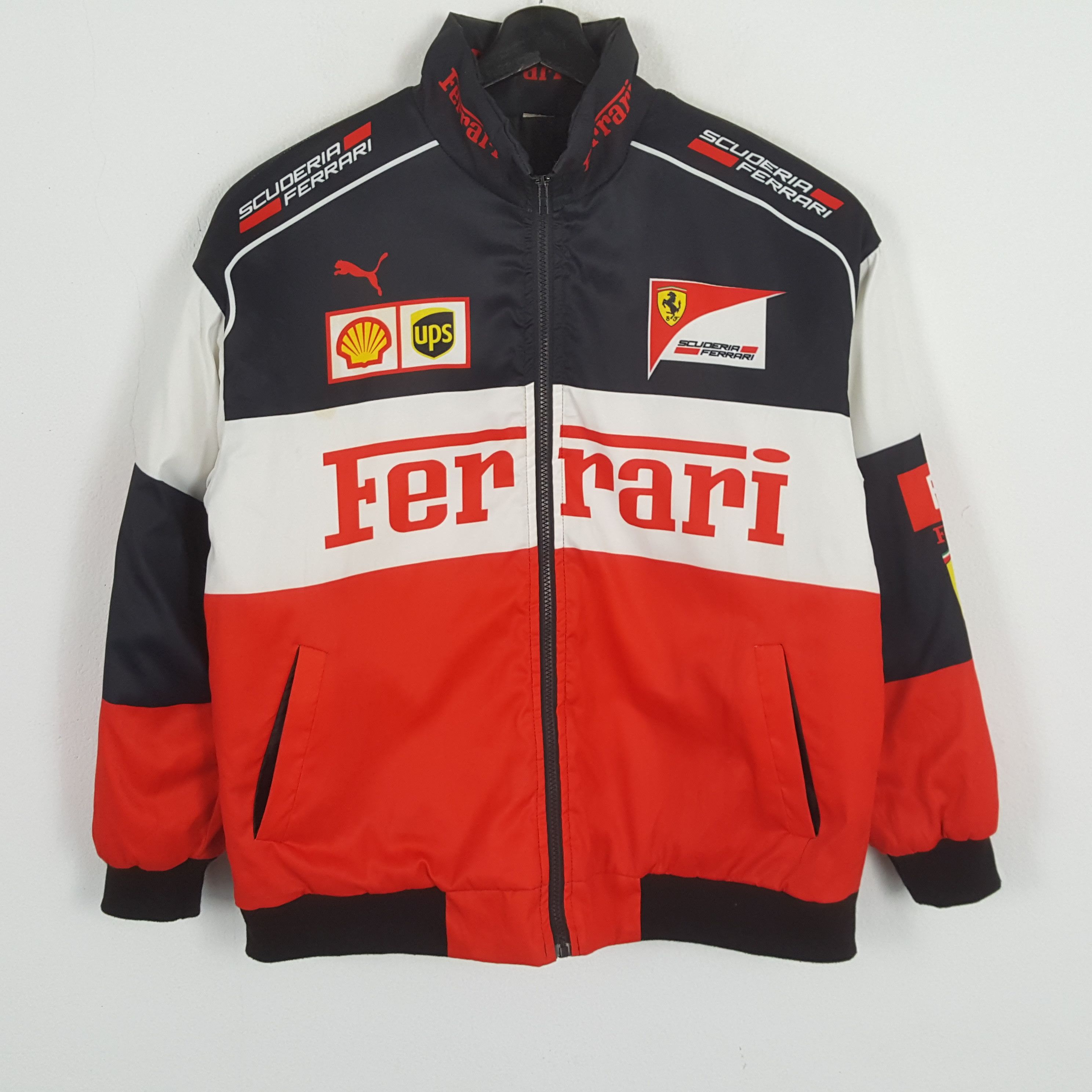 Ferrari × Puma × Vintage FERRARI PUMA SHELL RACING Team Motorsports Jacket Size US L / EU 52-54 / 3 - 1 Thumbnail