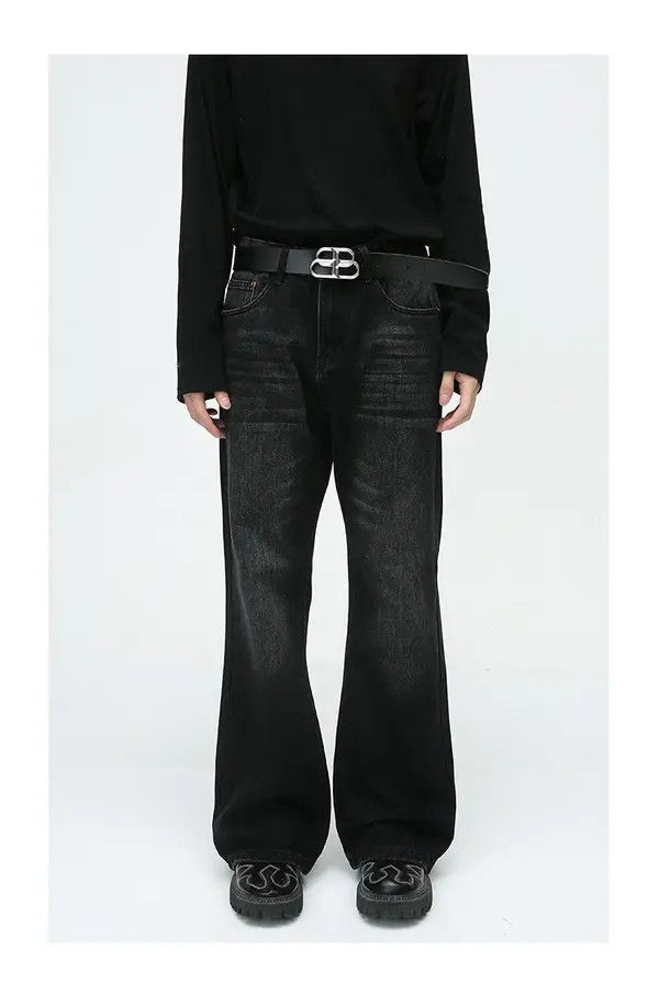 VIBE Simple bootcut loose washed jeans Size US 32 / EU 48 - 1 Thumbnail
