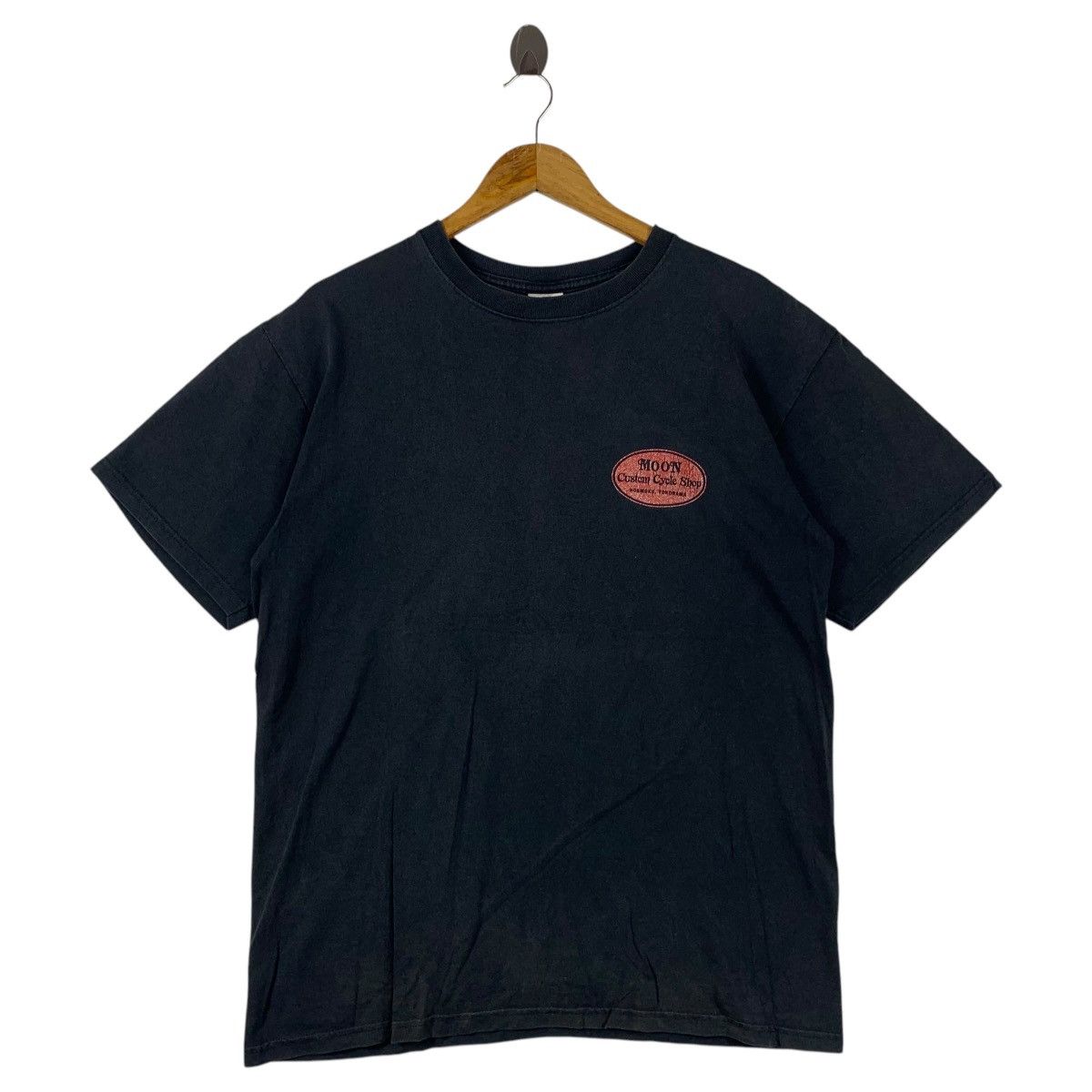 Anvil Vintage MOONEYES Custom cycle shop big printed back hit tee Size US L / EU 52-54 / 3 - 2 Thumbnail