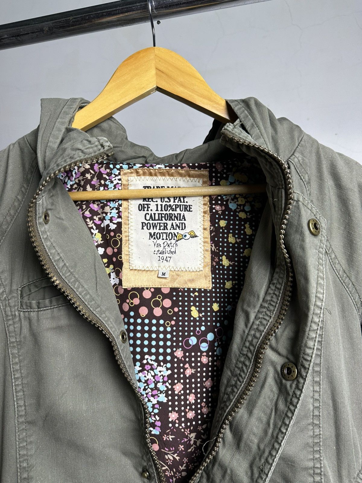 Le Grande Bleu (L.G.B.) × Von Dutch Von Dutch Hoodie Military Jacket Size US S / EU 44-46 / 1 - 7 Thumbnail