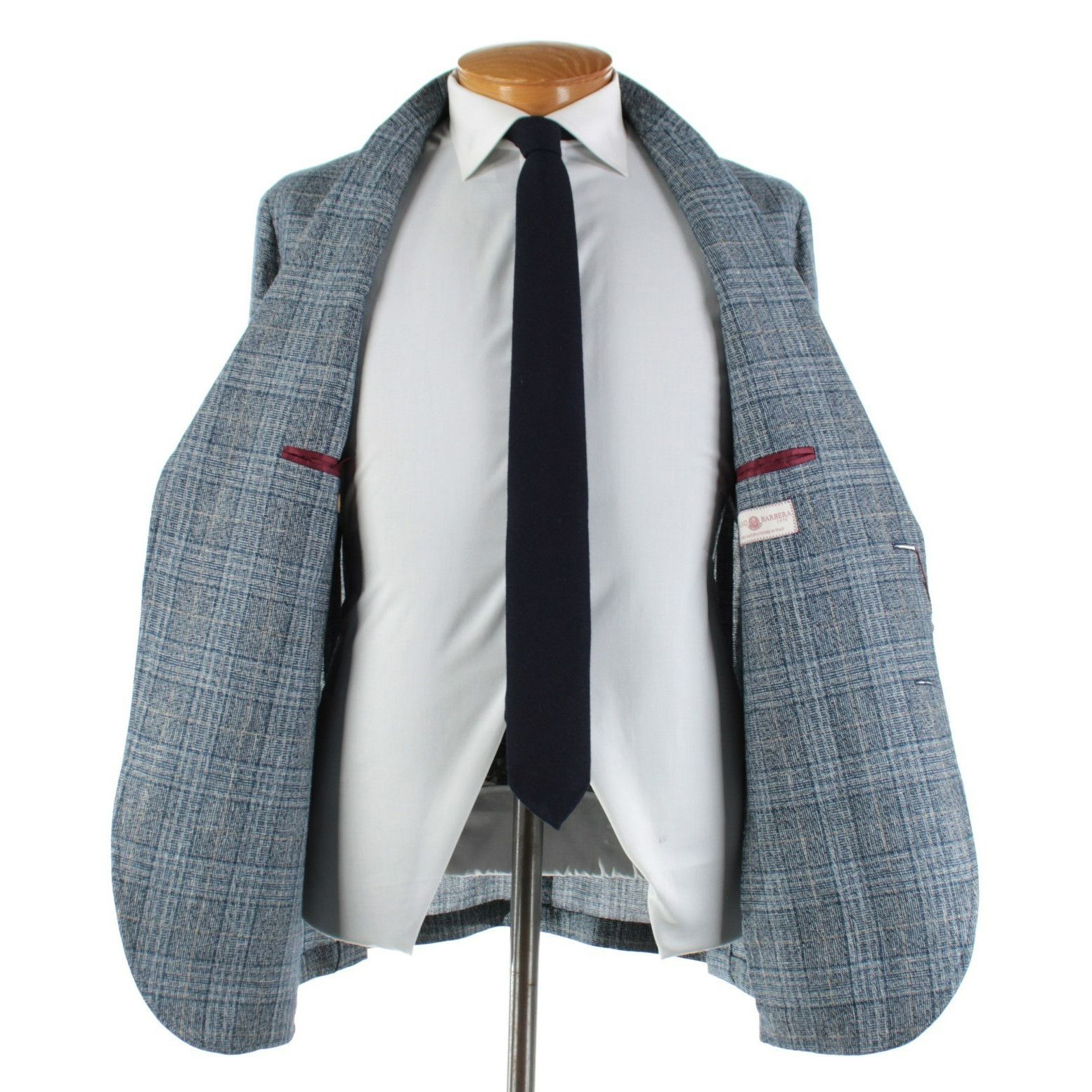 Luciano Barbera Luciano Barbera Sport Coat Size 46 US in Blue Size 46R - 6 Thumbnail