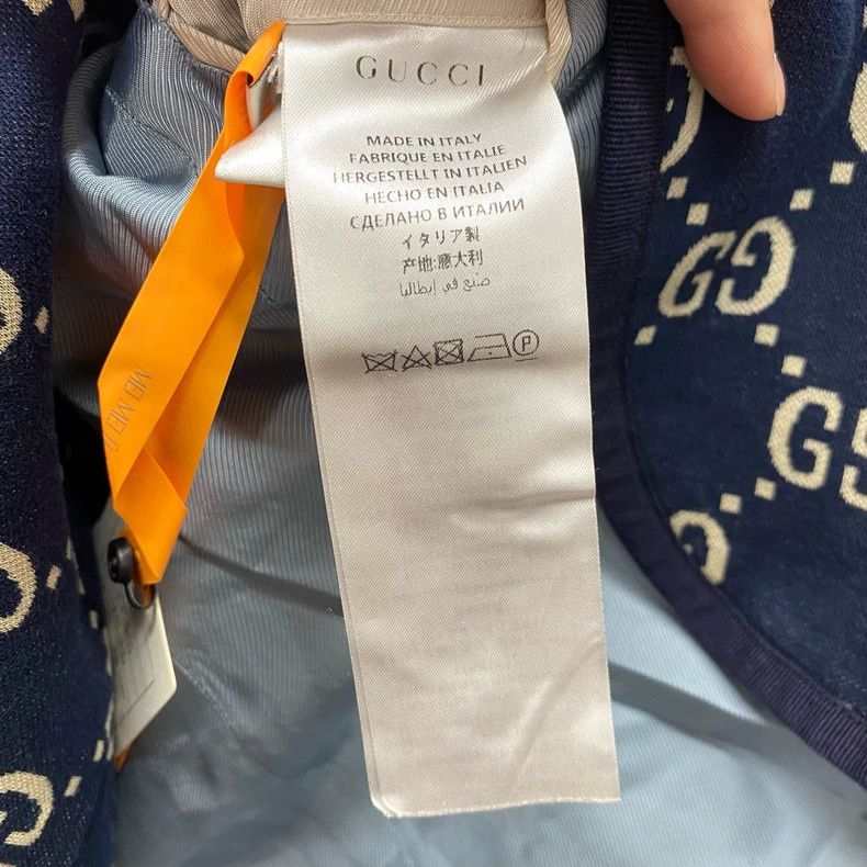 Gucci Gucci Blue double G full-print suit jacket 2505-Nextarrow Size US M / EU 48-50 / 2 - 4 Thumbnail