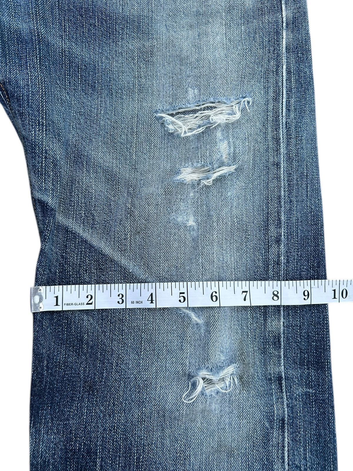Kapital Trashed Vintage Edwin 505z Selvedge Denim Jeans Size US 30 / EU 46 - 19 Thumbnail