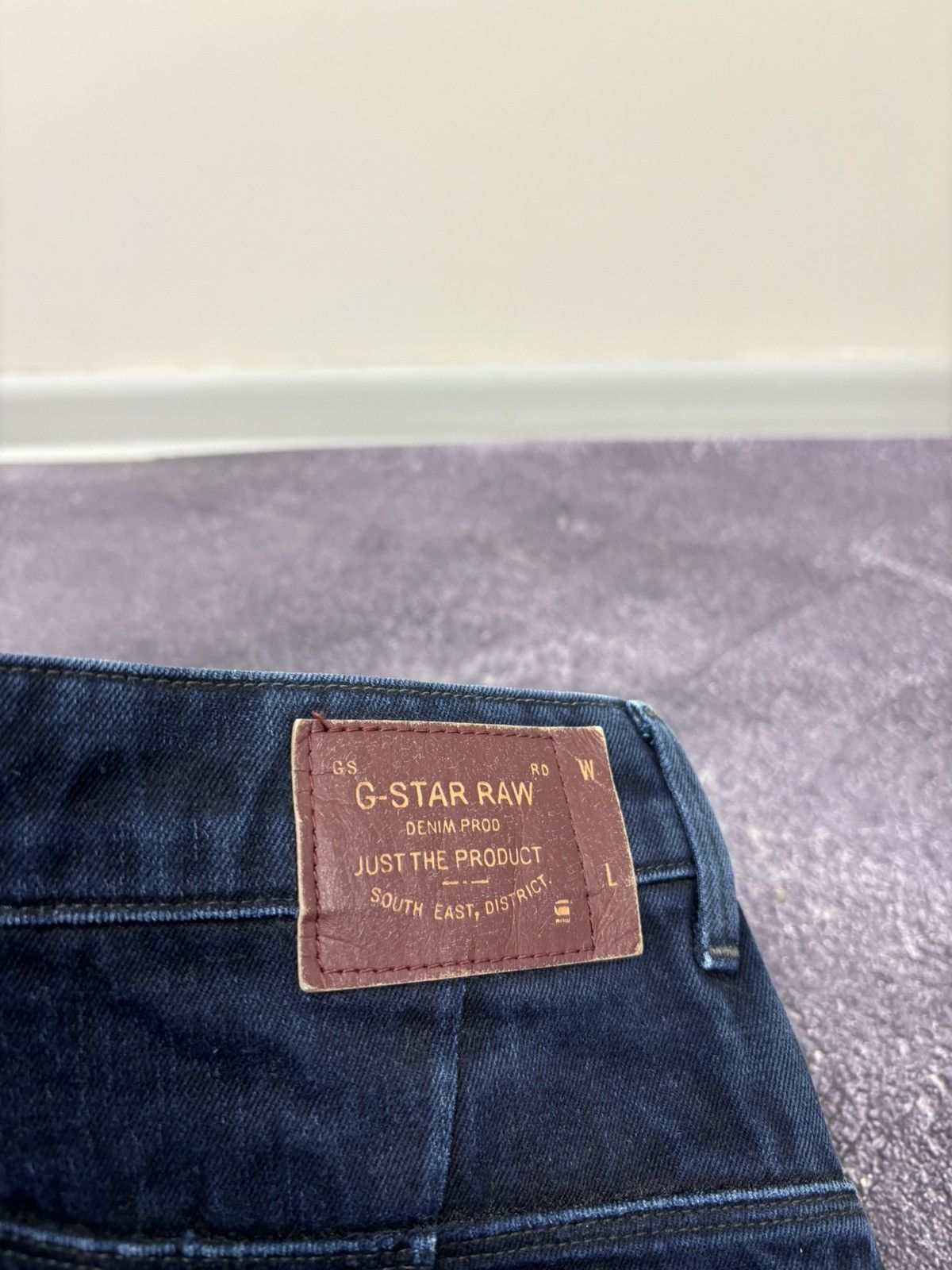 G-Star Vintage G-Star Raw Y2K Avant Garde Cropped Tapered Jeans Size US 27 - 8 Thumbnail