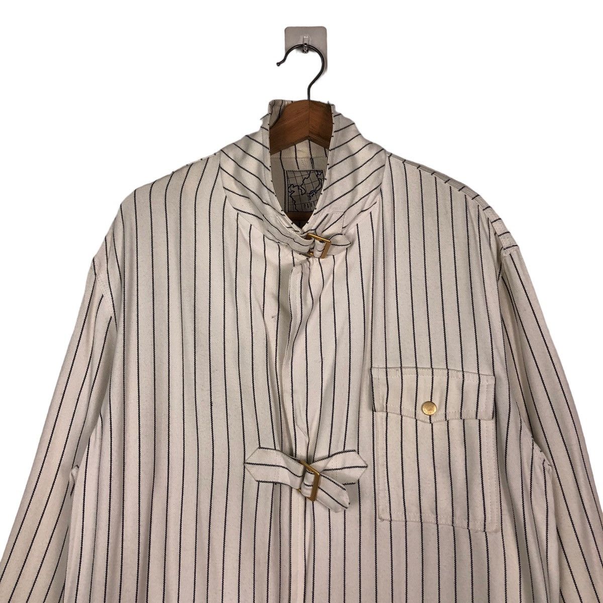 Japanese Brand Biker Chore Hickory Jacket Junko Shimada Japan Issey Miyake Size US M / EU 48-50 / 2 - 3 Thumbnail