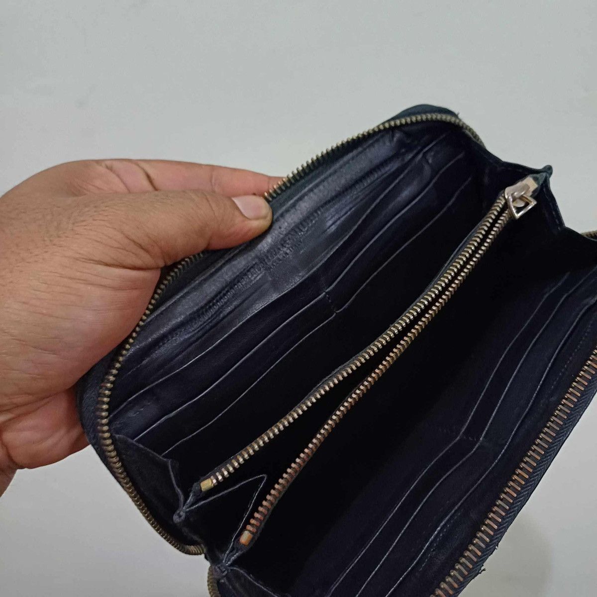 Bottega Veneta Bottega Veneta Intrecciato Black Bifold Long Wallet Size ONE SIZE - 2 Thumbnail
