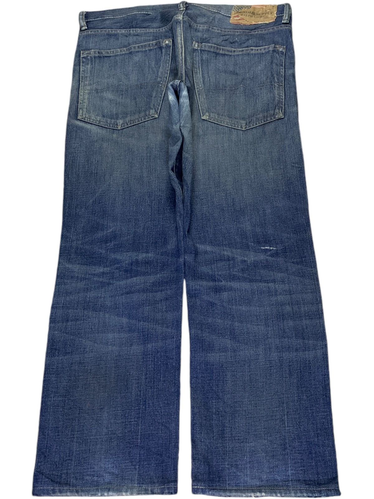 Denim & Supply Ralph Lauren Vintage Polo Denim Supply Mud Wash Baggy Style Jeans Size US 37 - 2 Thumbnail