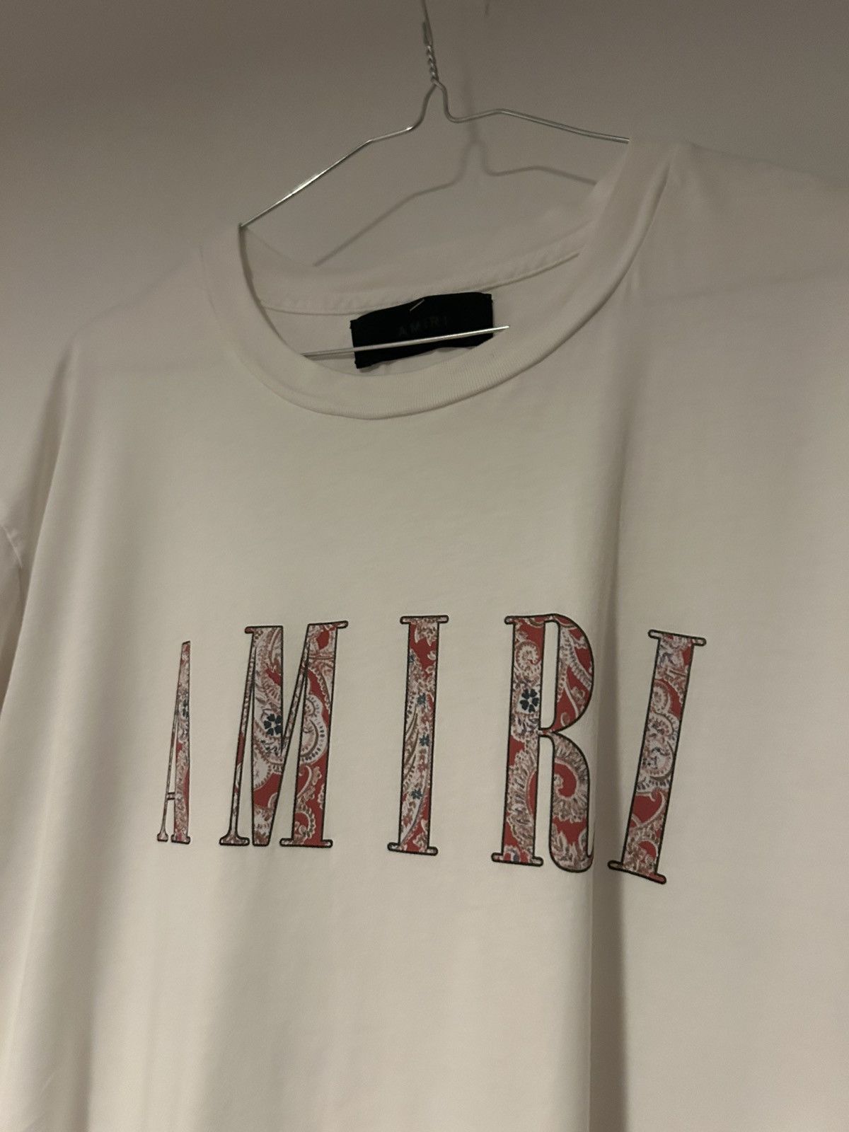 Amiri Amiri Bandana Logo T-Shirt Size US XL / EU 56 / 4 - 2 Thumbnail