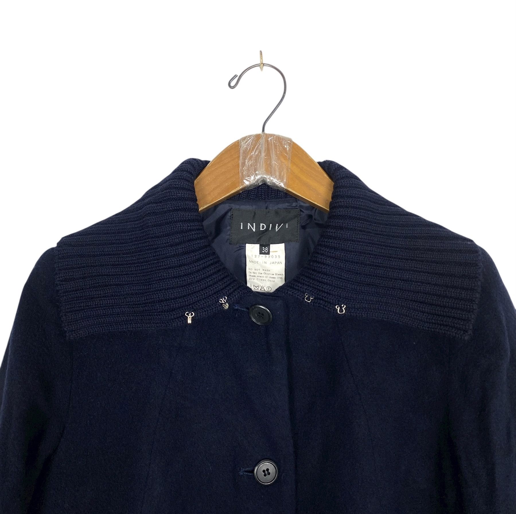 Japanese Brand Rare‼️ Indivi Long Coat Made in Japan (Women) Size S / US 4 / IT 40 - 6 Thumbnail