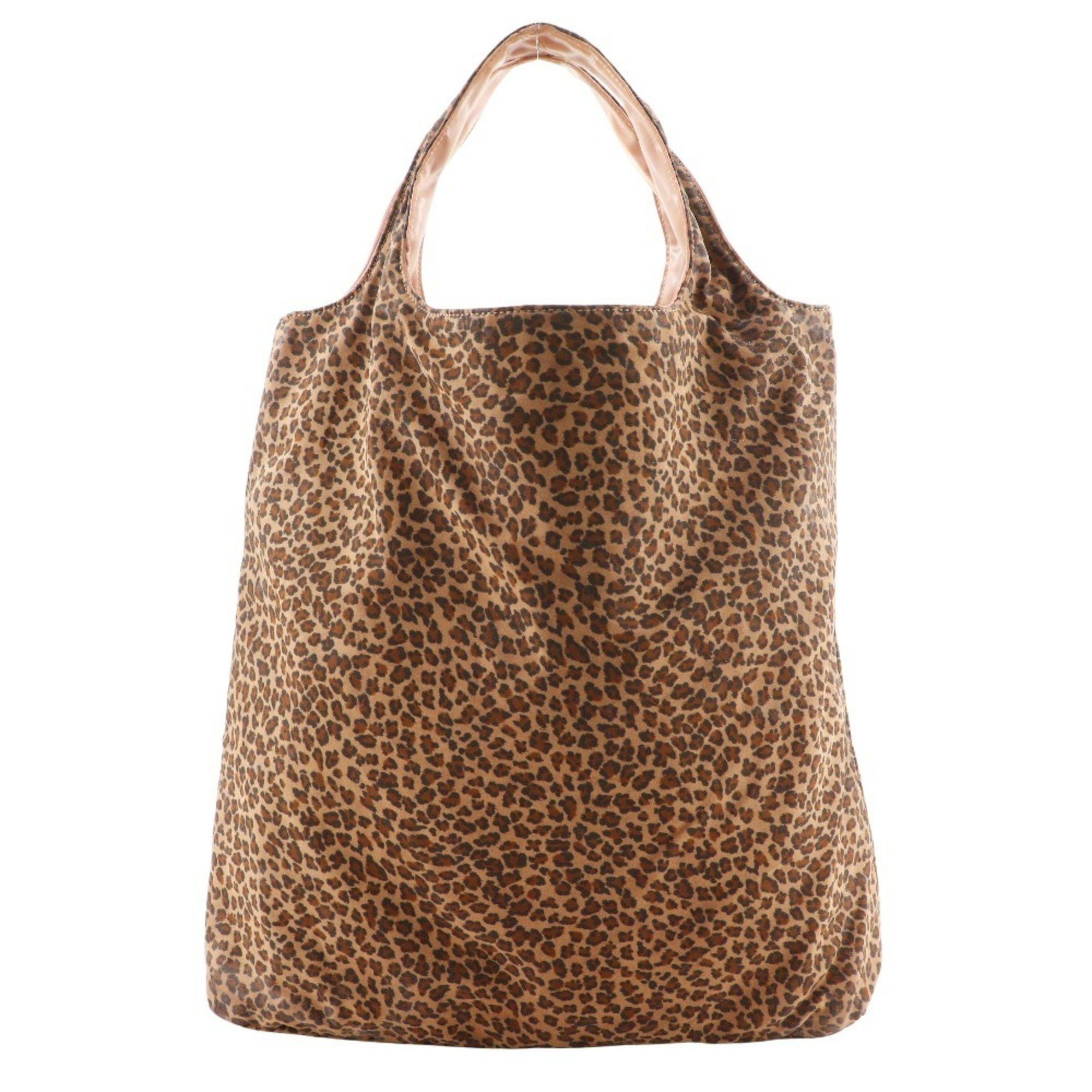 Bottega Veneta BOTTEGA VENETA Reversible handbag Leopard print Polyurethane x vinyl Brown/Pink Women's Size ONE SIZE - 1 Thumbnail