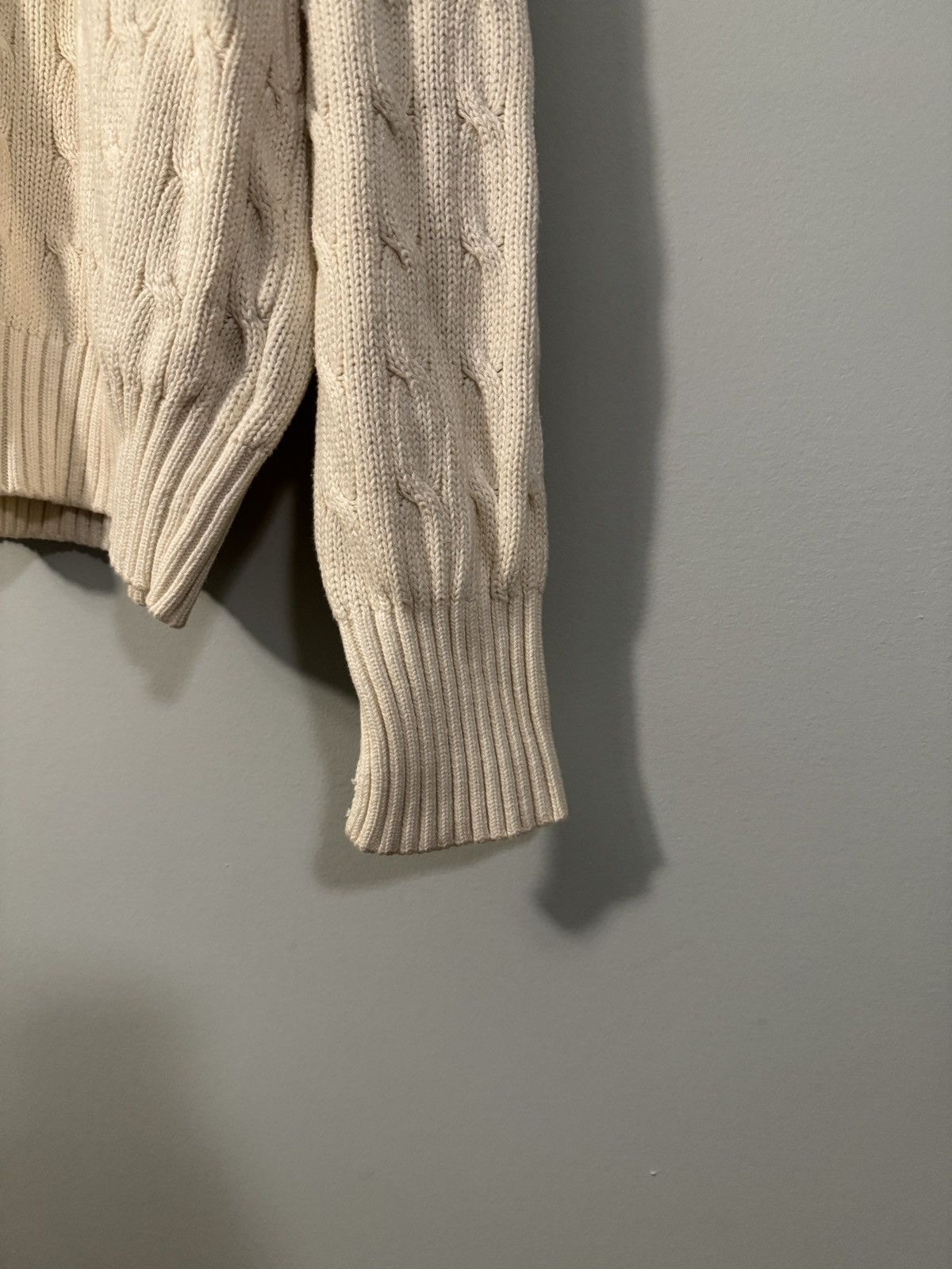 Polo Ralph Lauren Polo Ralph Lauren Cable Knit Sweater ERD Grunge RRL Bode Size US XL / EU 56 / 4 - 11 Thumbnail