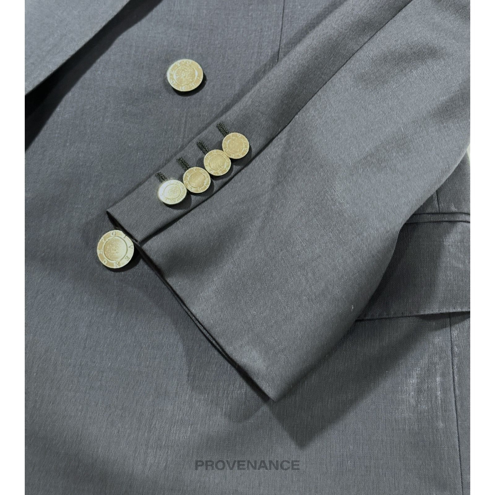 Givenchy 🔴 Givenchy Double Breasted Peak Lapel Jacket - Navy 38 Size US M / EU 48-50 / 2 - 6 Thumbnail