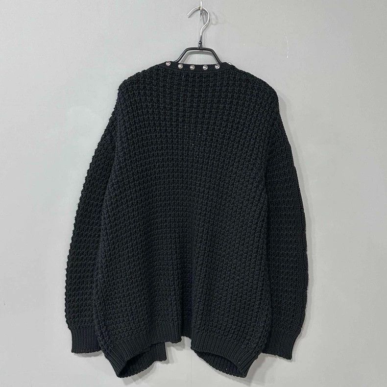 Saint Laurent Paris Saint Laurent Paris Studded Cardigan Woven with Thick Threa Size US XS / EU 42 / 0 - 4 Thumbnail