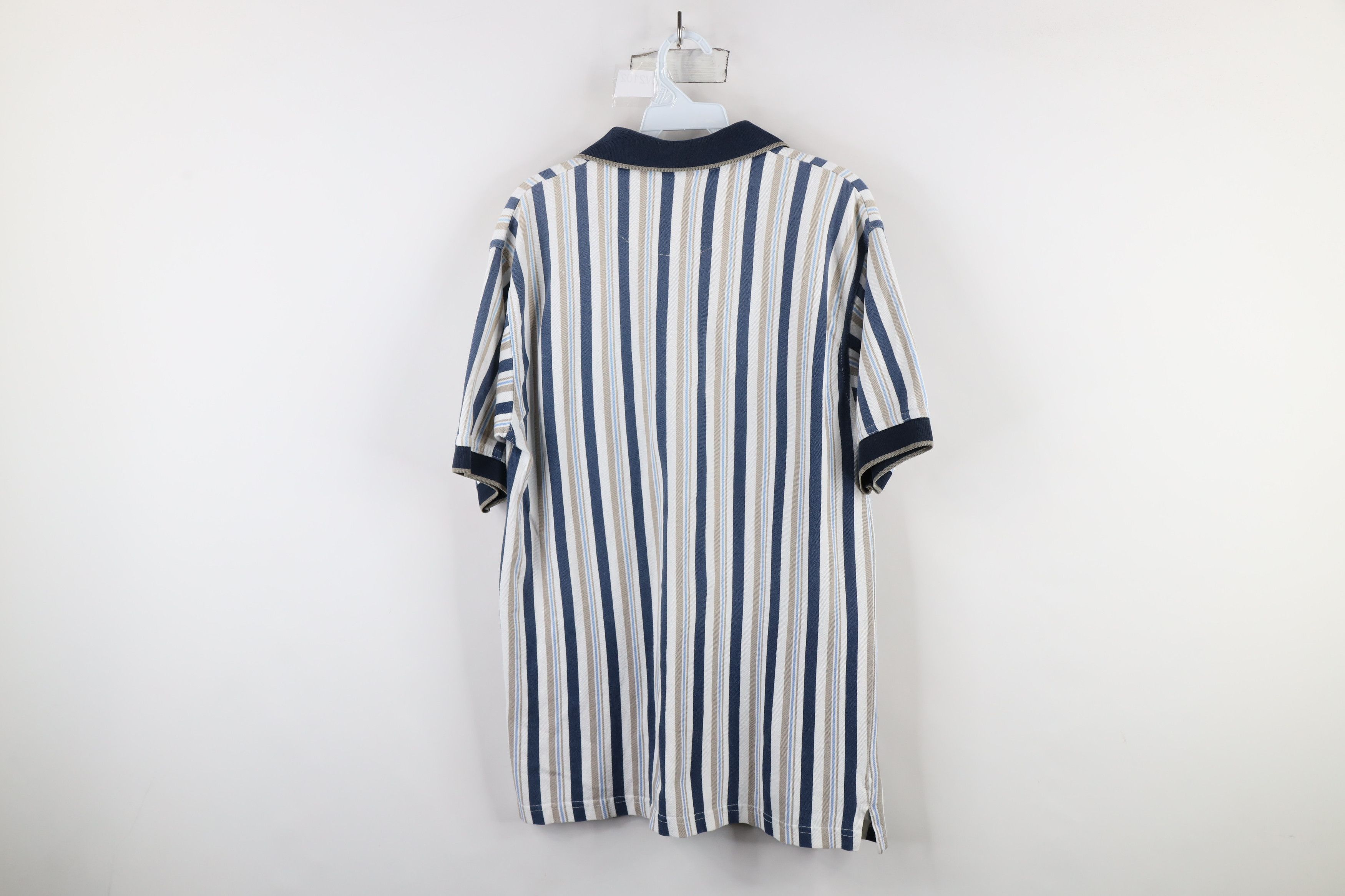 Vintage Vintage 90s Streetwear Block Collared Polo Shirt Cotton Size US M / EU 48-50 / 2 - 12 Thumbnail