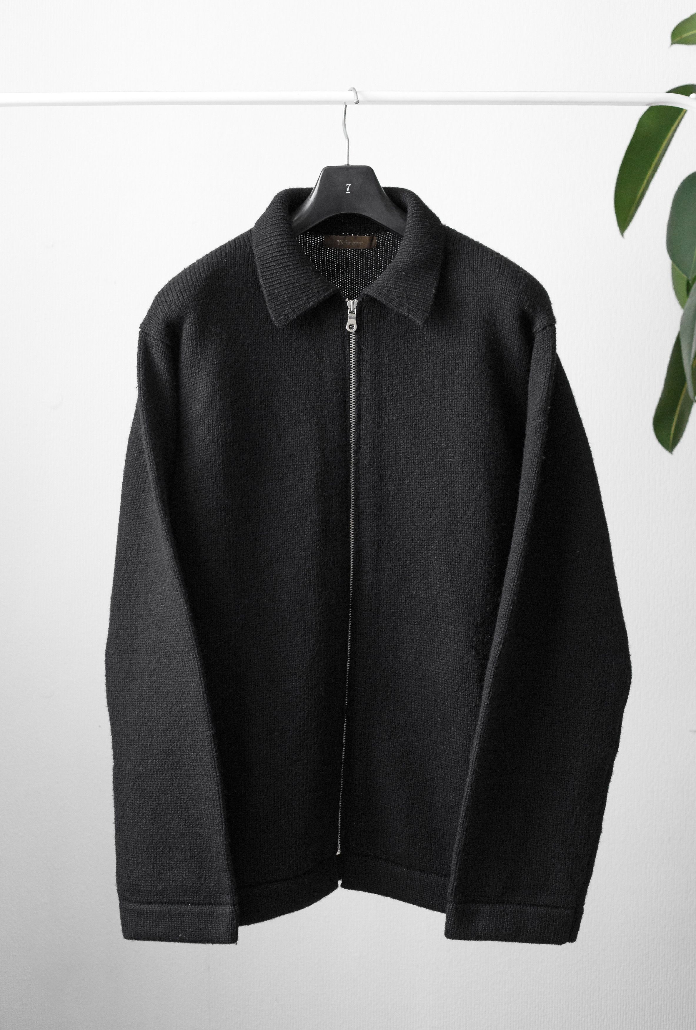 Yohji Yamamoto heavy wool knit jacket Size US M / EU 48-50 / 2 - 1 Thumbnail