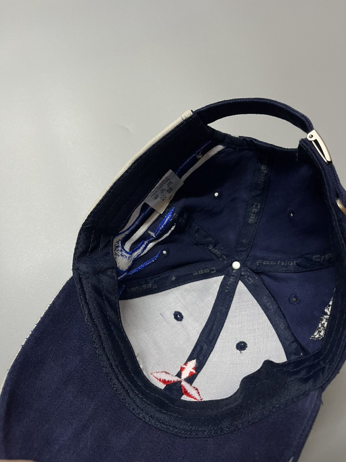 Japanese Brand × Vintage Mitsubishi Vintage Japan Style Y2K Drill Cap With Fire Size ONE SIZE - 7 Thumbnail