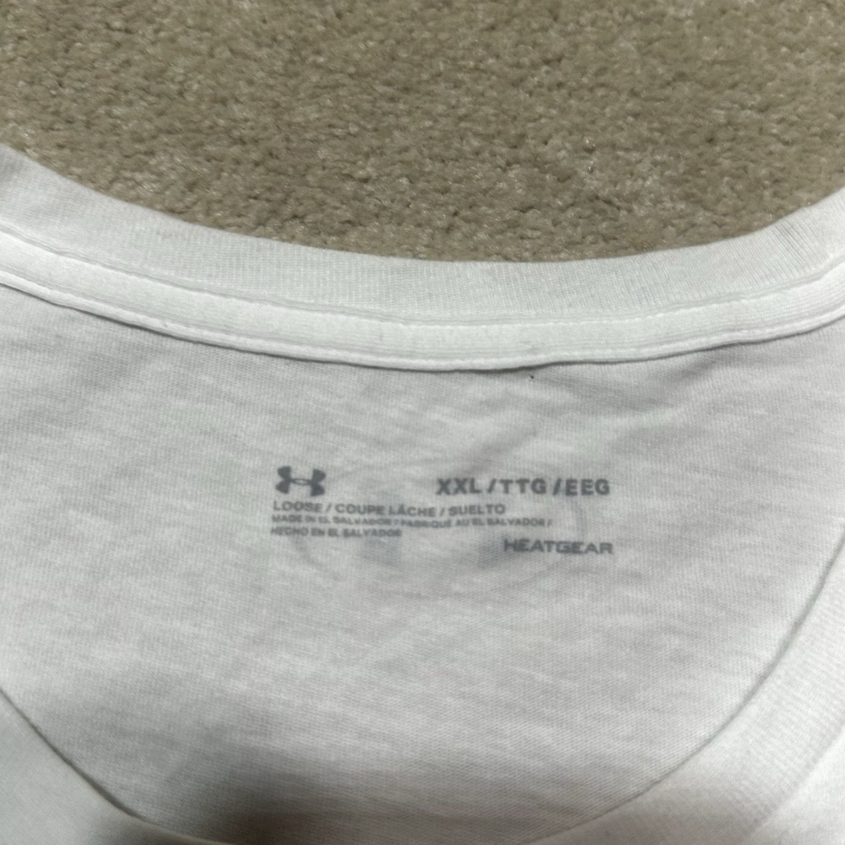 Under Armour Under Armour Shirt Mens 2XL XXL Freedom Eagle White Size US XXL / EU 58 / 5 - 5 Thumbnail