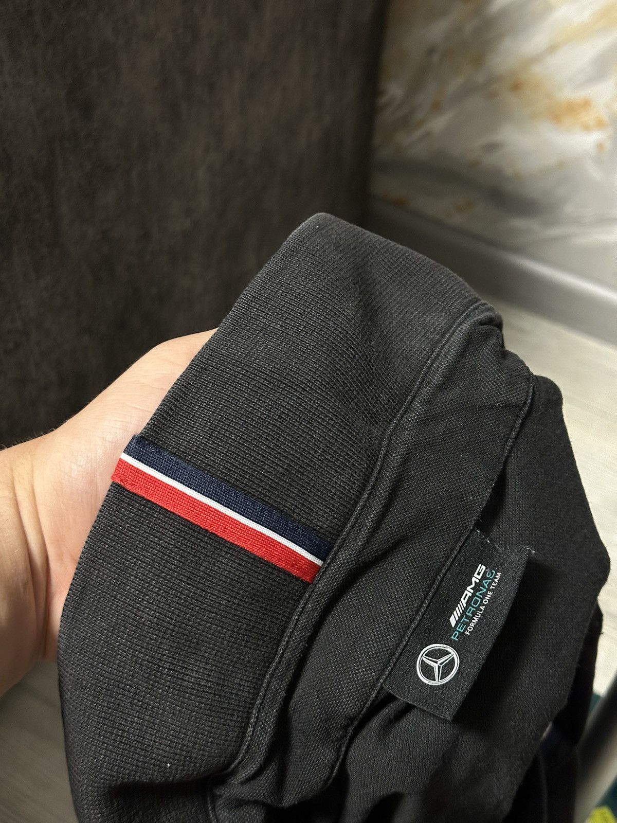 Formula 1 Mercedes AMG Petronas F1 Black Short Sleeve Big Logo T-Shirt Size US M / EU 48-50 / 2 - 6 Thumbnail