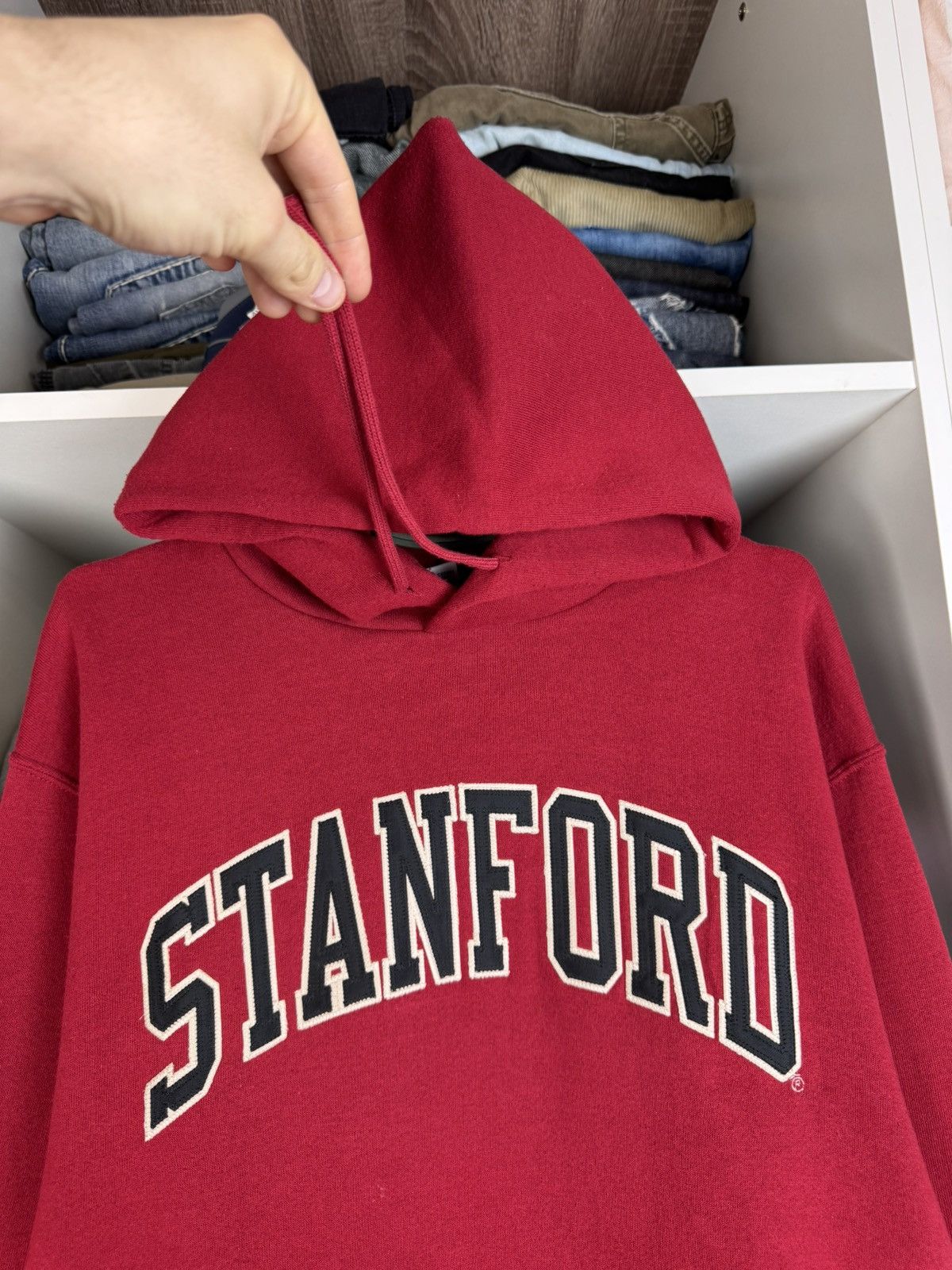 Russell Athletic Vintage Russel Athletic Stanford Hoodie Size US M / EU 48-50 / 2 - 2 Thumbnail