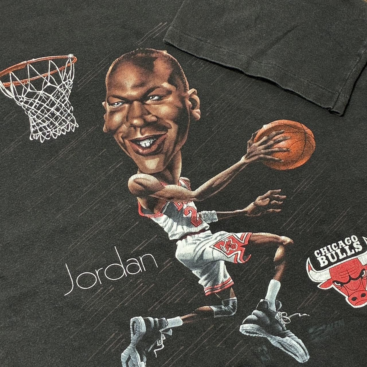 Salem Sportswear Vintage Chicago Bulls x Michael Jordan Black Tee Size Medium Size US M / EU 48-50 / 2 - 3 Thumbnail
