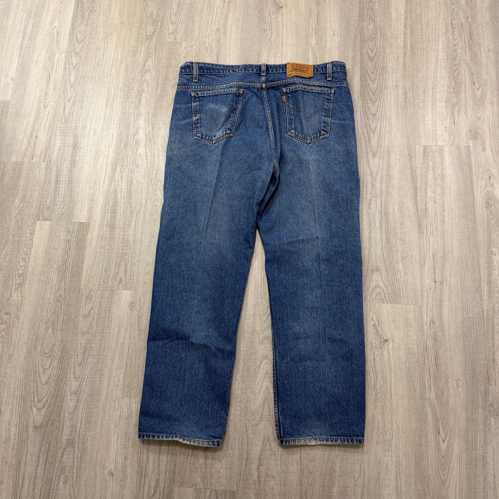 Levi's Vintage Levis 505 Jeans 42x30 Blue Faded Regular Straight Size US 42 / EU 58 - 8 Thumbnail