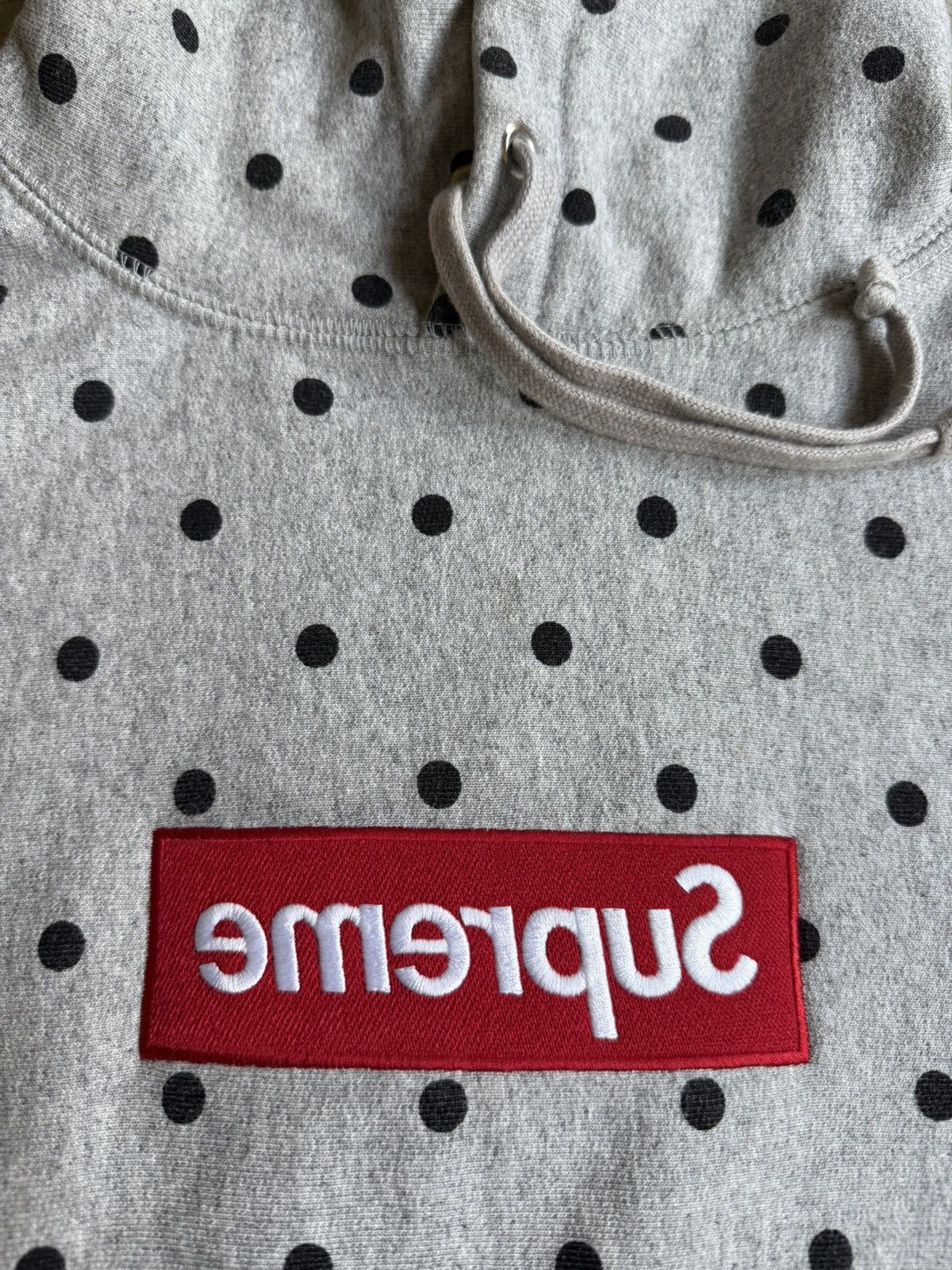 Comme des Garcons SHIRT × Supreme Supreme x CDG Polka Dot Box Logo Hoodie 2012 Size US M / EU 48-50 / 2 - 2 Thumbnail
