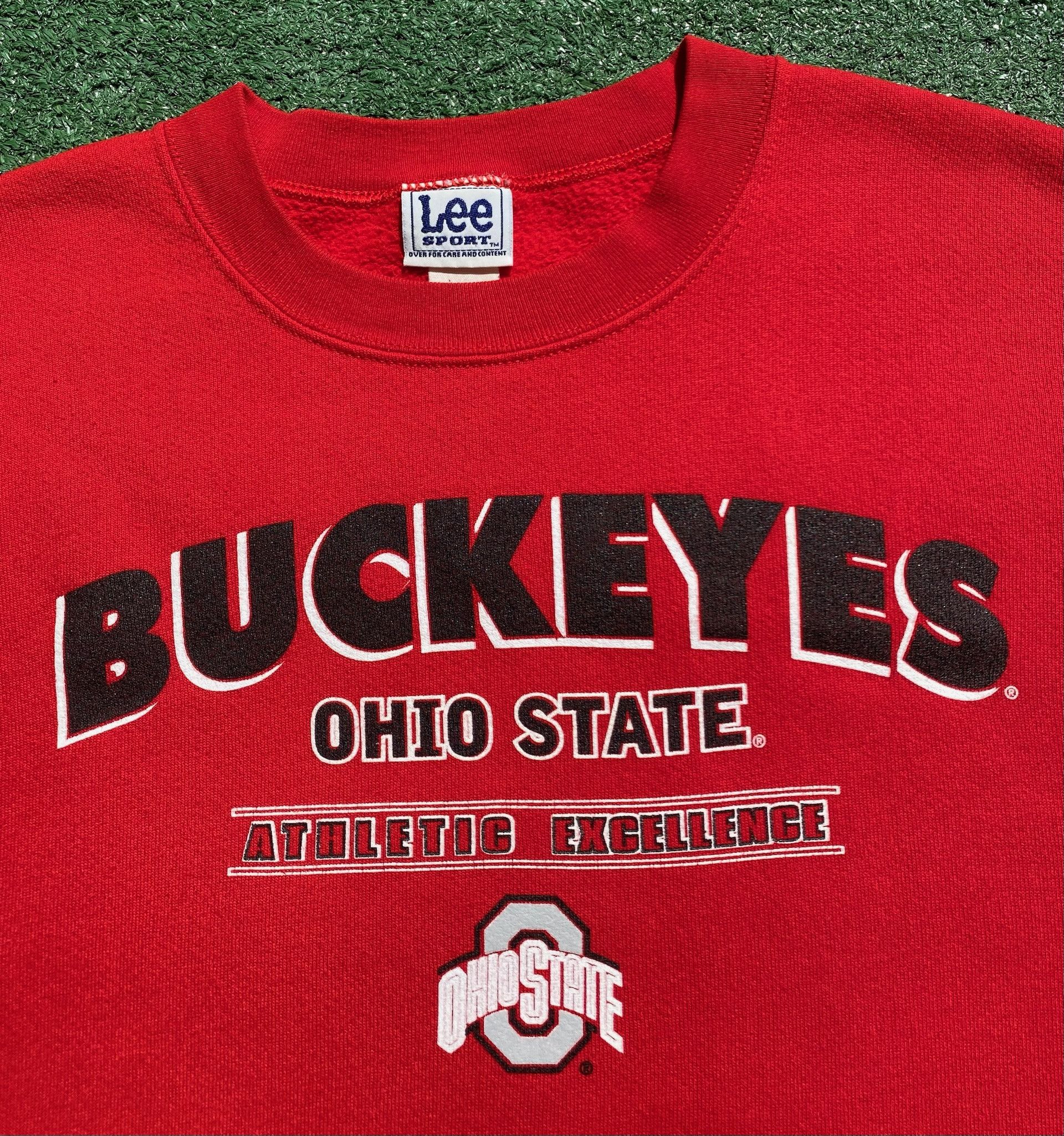 Lee 90’s Lee Sports Ohio State Buckeyes Red Sweatshirt Men’s XL Size US XL / EU 56 / 4 - 4 Thumbnail