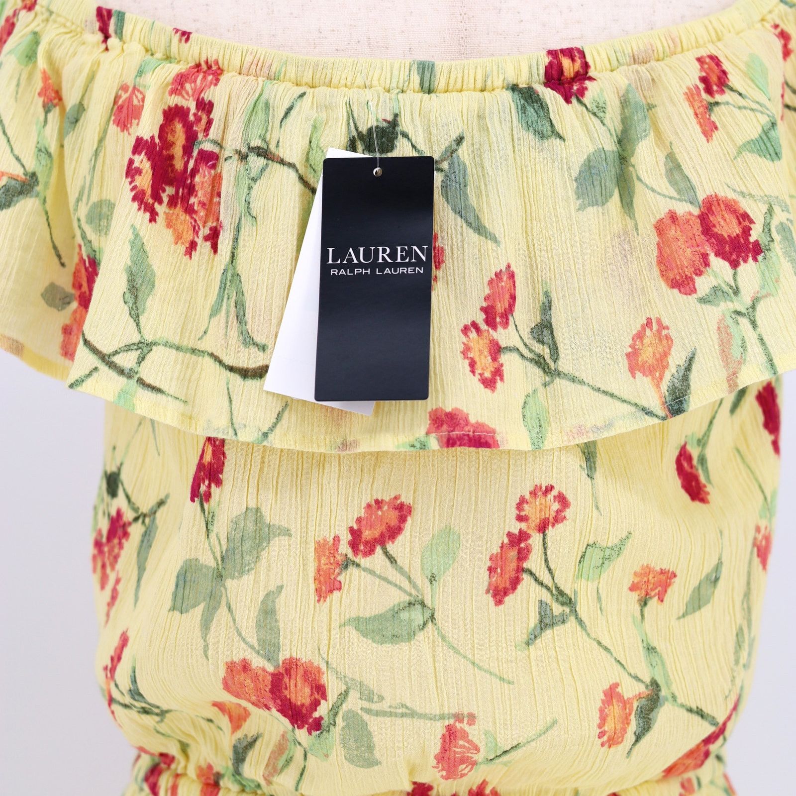 Ralph Lauren Lauren Ralph Lauren Women Floral Ruffled Dress Size 10 Size L / US 10 / IT 46 - 7 Thumbnail