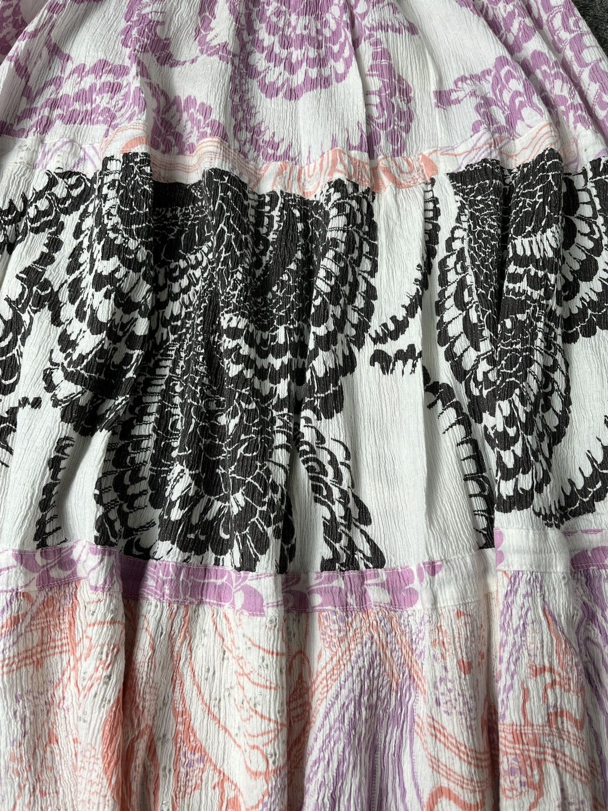 Tsumori Chisato Tsumori Chisato Issey Miyake Pleats Flower Pattern Skirt Size 32" / US 10 / IT 46 - 3 Thumbnail