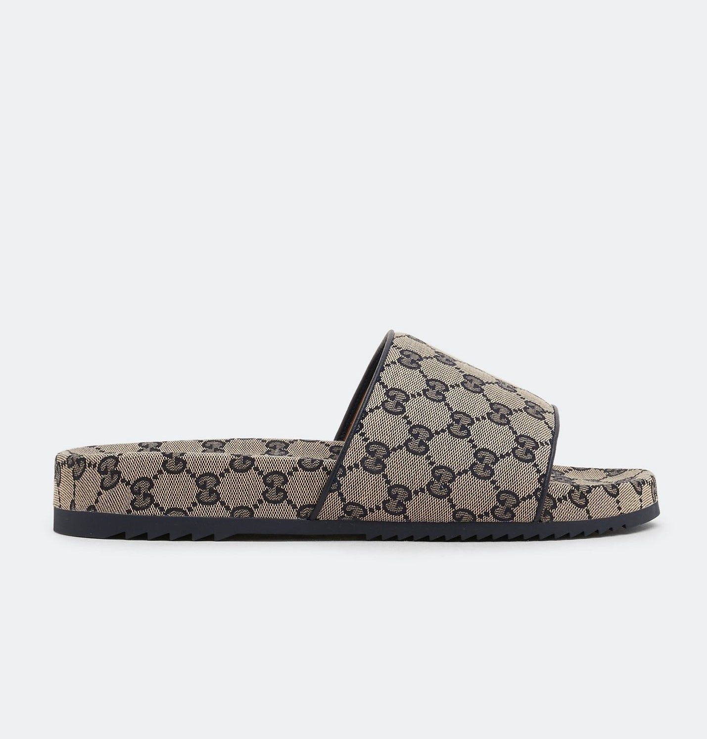Gucci GG Canvas Slide Sandals SIZE 11