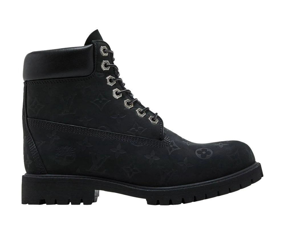 Louis Vuitton Timberland 6" Ankle Boot Black Monogram Size US 8 / EU 41 - 1 Thumbnail