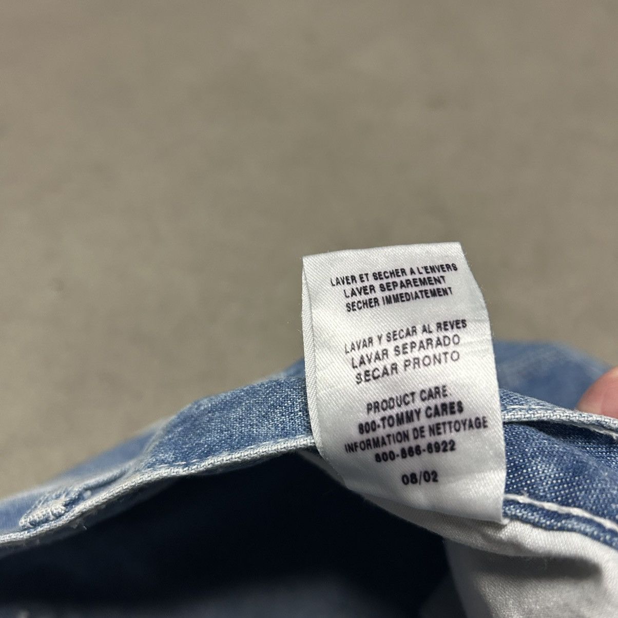 Tommy Hilfiger × Vintage 2000s Tommy Hilfiger Y2K Carpenter Denim Jeans Size US 32 / EU 48 - 4 Thumbnail