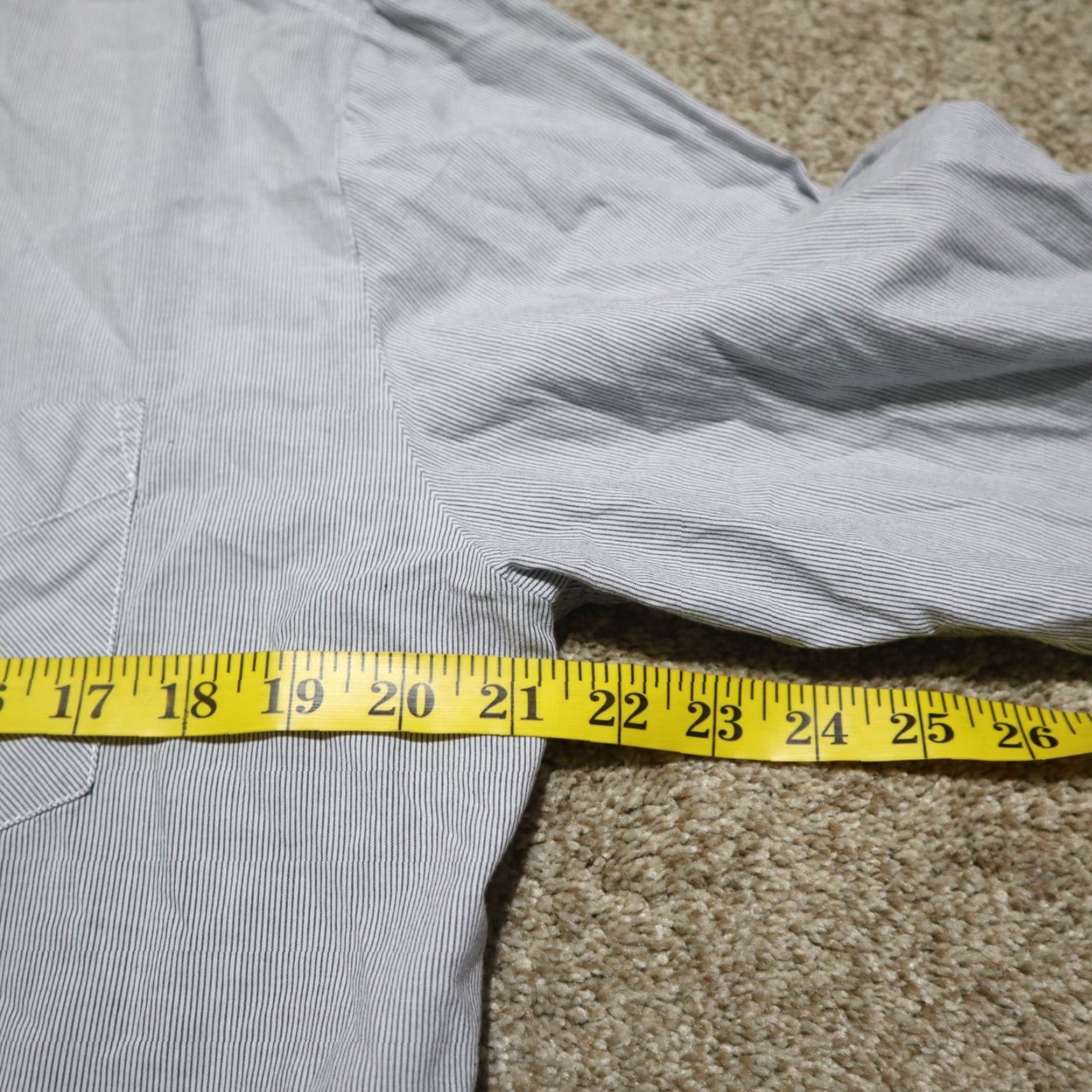 Vintage Aéropostale Shirt Mens L Gray Button-Up Casual Pocket Long Sleeve Shirt Size US L / EU 52-54 / 3 - 5 Thumbnail