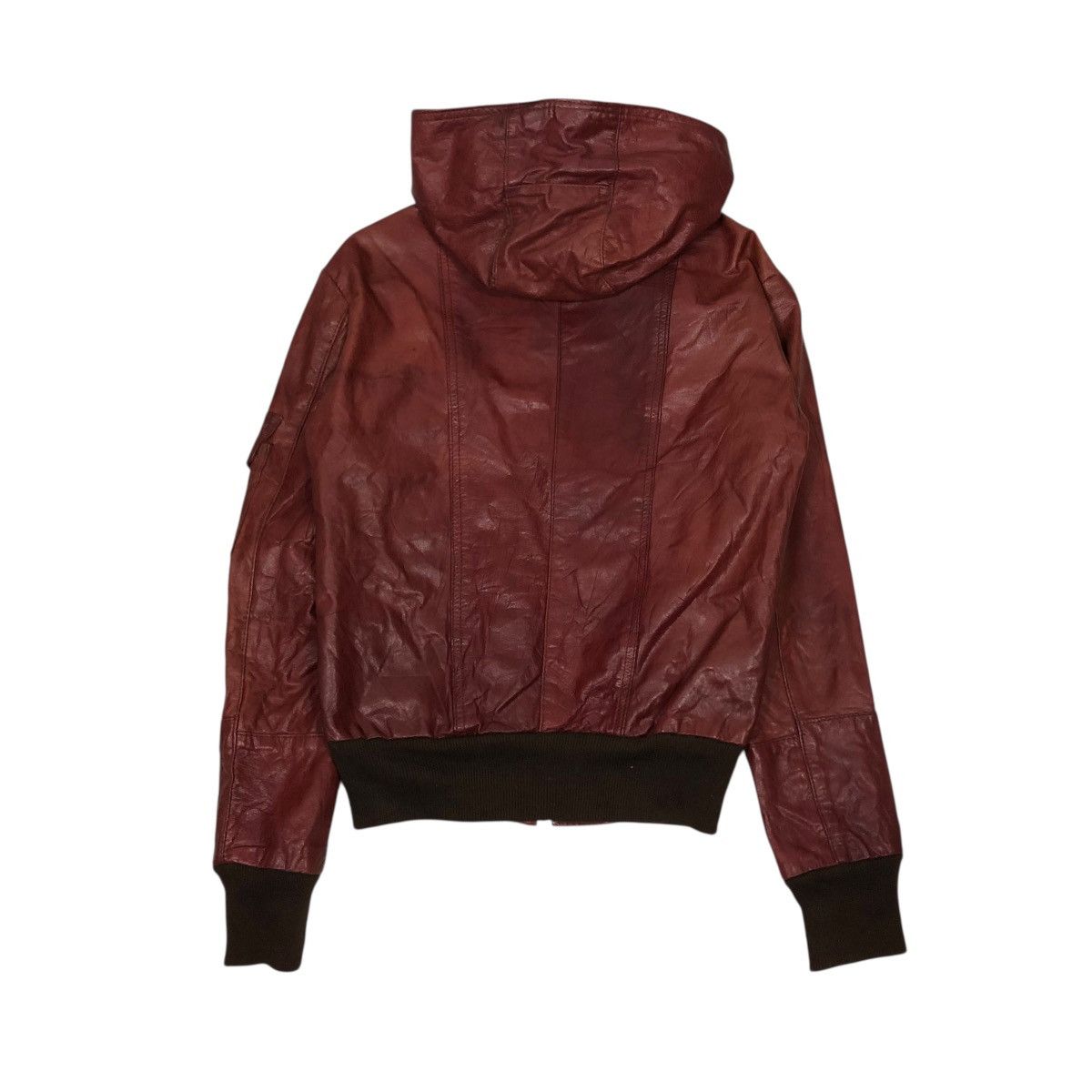 Pelle Pelle 🔥CROPPED BIKER LEATHER JACKET PELLE STUDIO Size US S / EU 44-46 / 1 - 2 Thumbnail