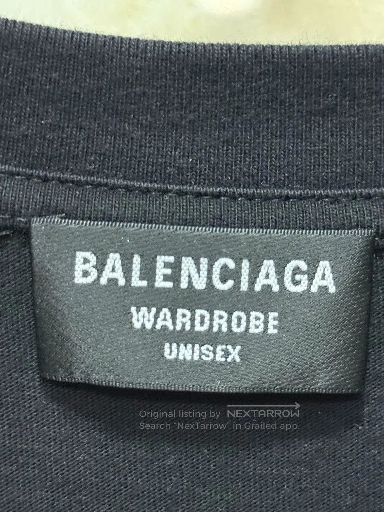 Balenciaga Balenciaga Black Logo Short Sleeve T-Shirt. Size US S / EU 44-46 / 1 - 5 Thumbnail