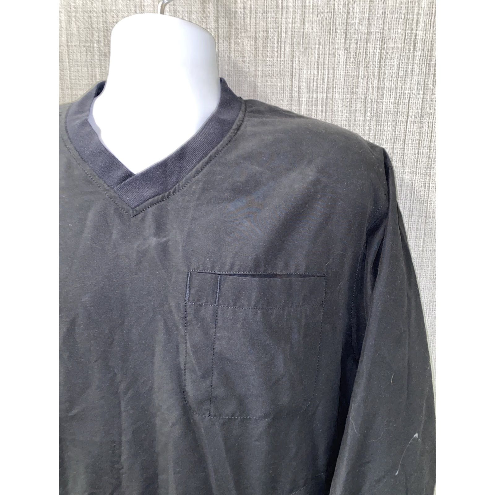 CO Duluth Trading Co Windbreaker Jacket Mens M Black Polyester Regular Jacket Pullover Golf Casual Size US M / EU 48-50 / 2 - 2 Thumbnail