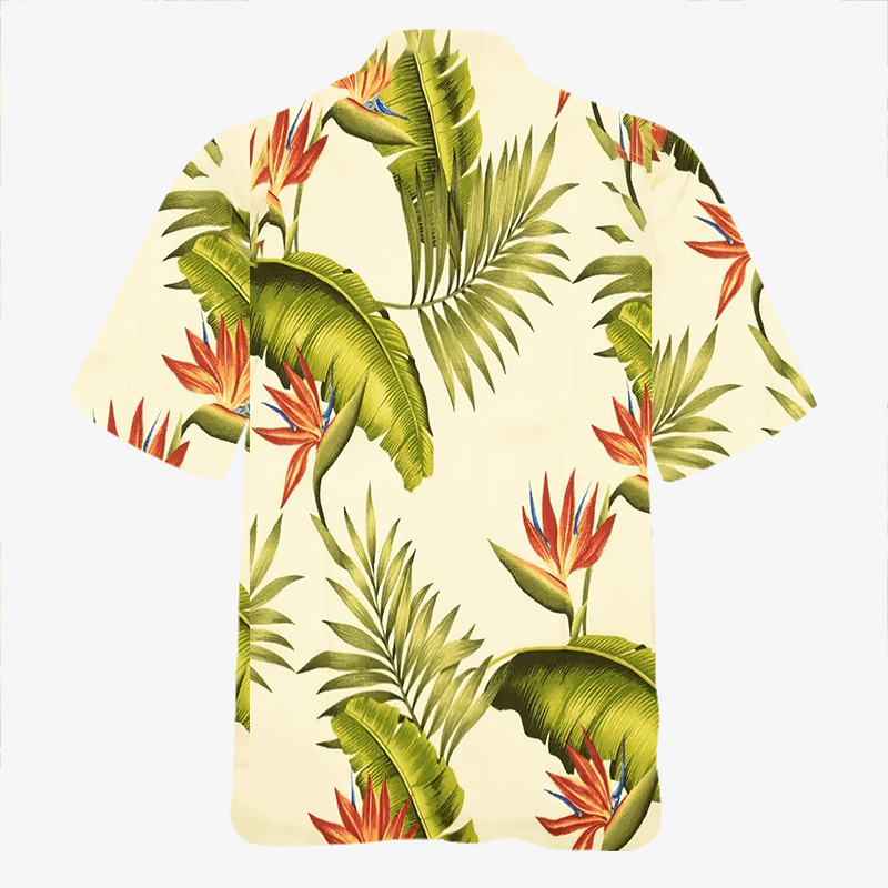 The Unbranded Brand × Vintage Snap Hawaiian Shirt "Blue" – Retro Island Aesthetic Size US M / EU 48-50 / 2 - 3 Thumbnail