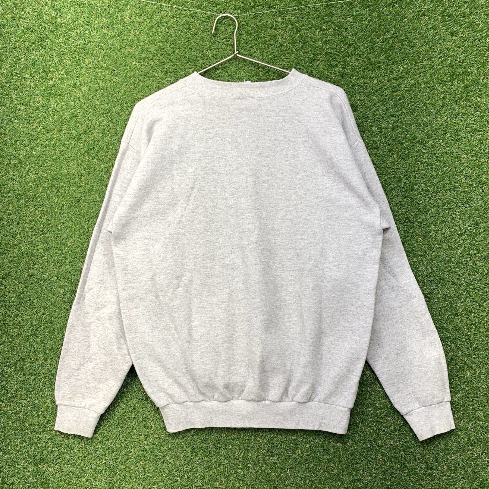 Logo Athletic VINTAGE All Out Fan! Dallas Cowboys Sweatshirt Men's Large Gray Athletic Crewneck Fleece Long Sleeve Sportswear 00s Size US L / EU 52-54 / 3 - 2 Thumbnail