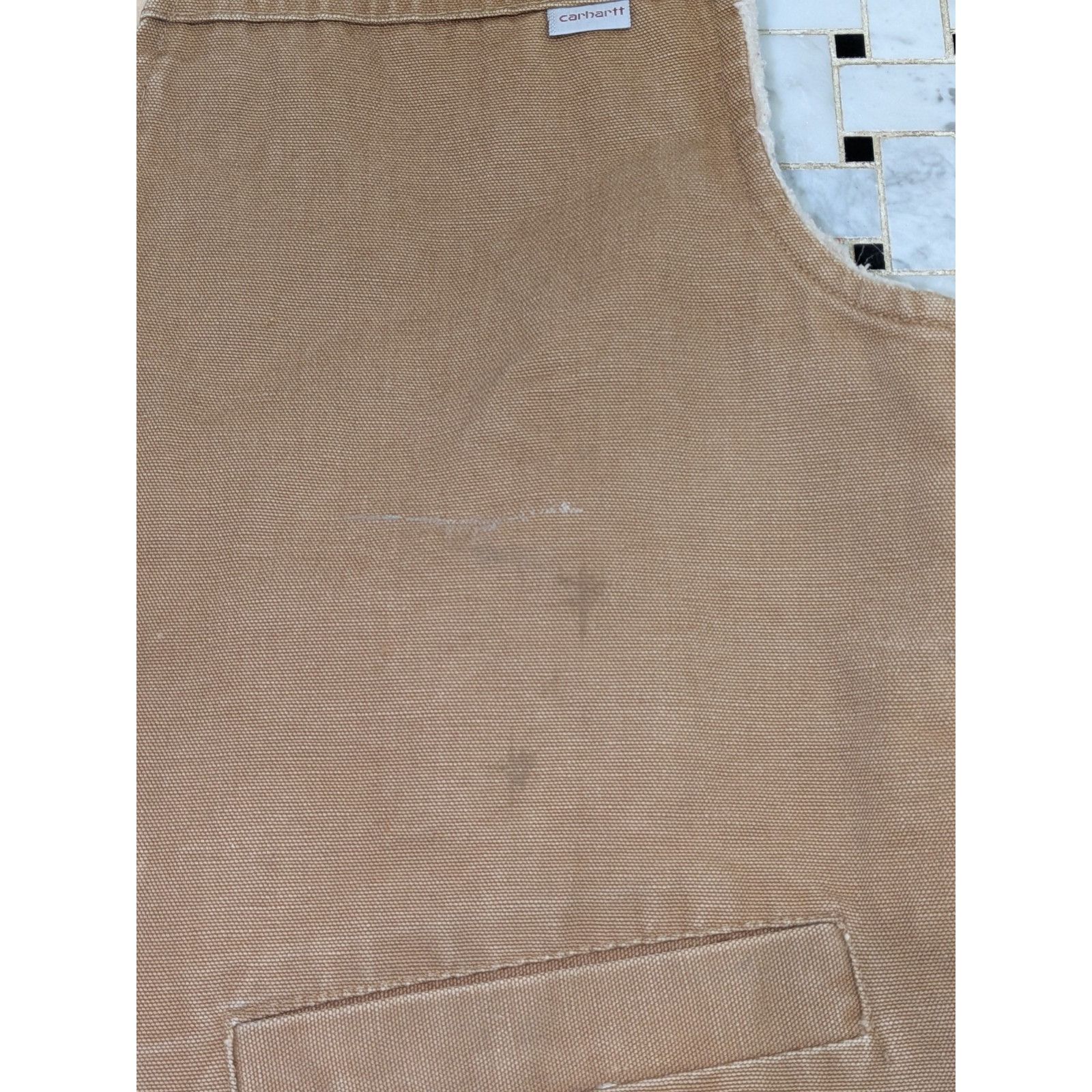 Carhartt Vintage Carhartt Duck Canvas Sherpa Lined Vest Brown Tan Wor Size US L / EU 52-54 / 3 - 15 Thumbnail