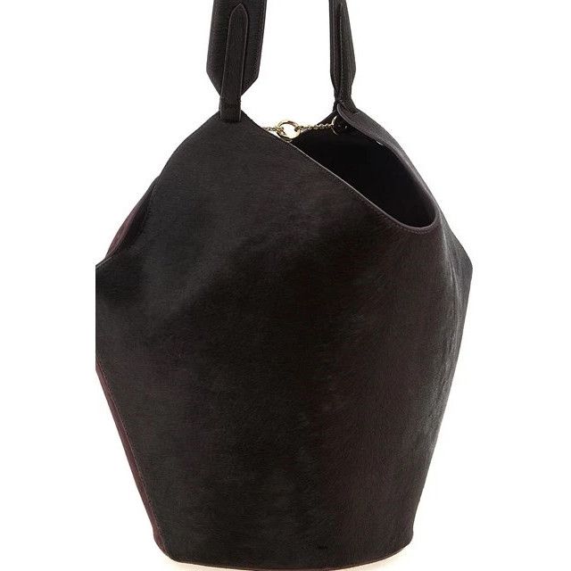 KHAITE KHAITE Lotus Small Bordeaux Tote Bag New Size ONE SIZE - 3 Thumbnail