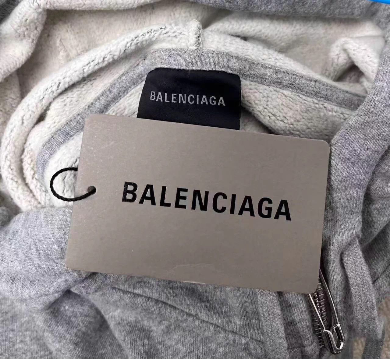 Balenciaga Balenciaga Hi There men's gray loose hoodie size 2 Size US M / EU 48-50 / 2 - 4 Thumbnail