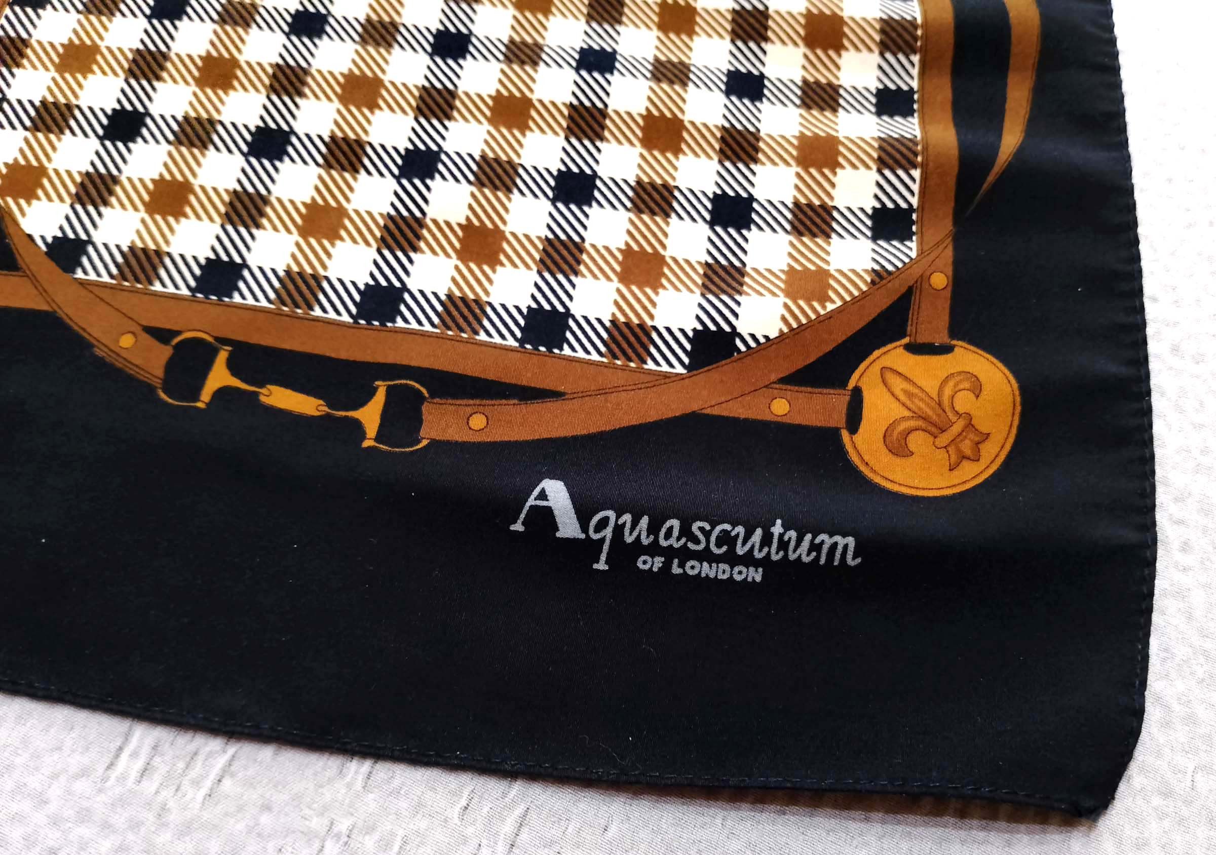 Aquascutum Aquascutum Classic Scarf – Check Pattern Size ONE SIZE - 3 Thumbnail