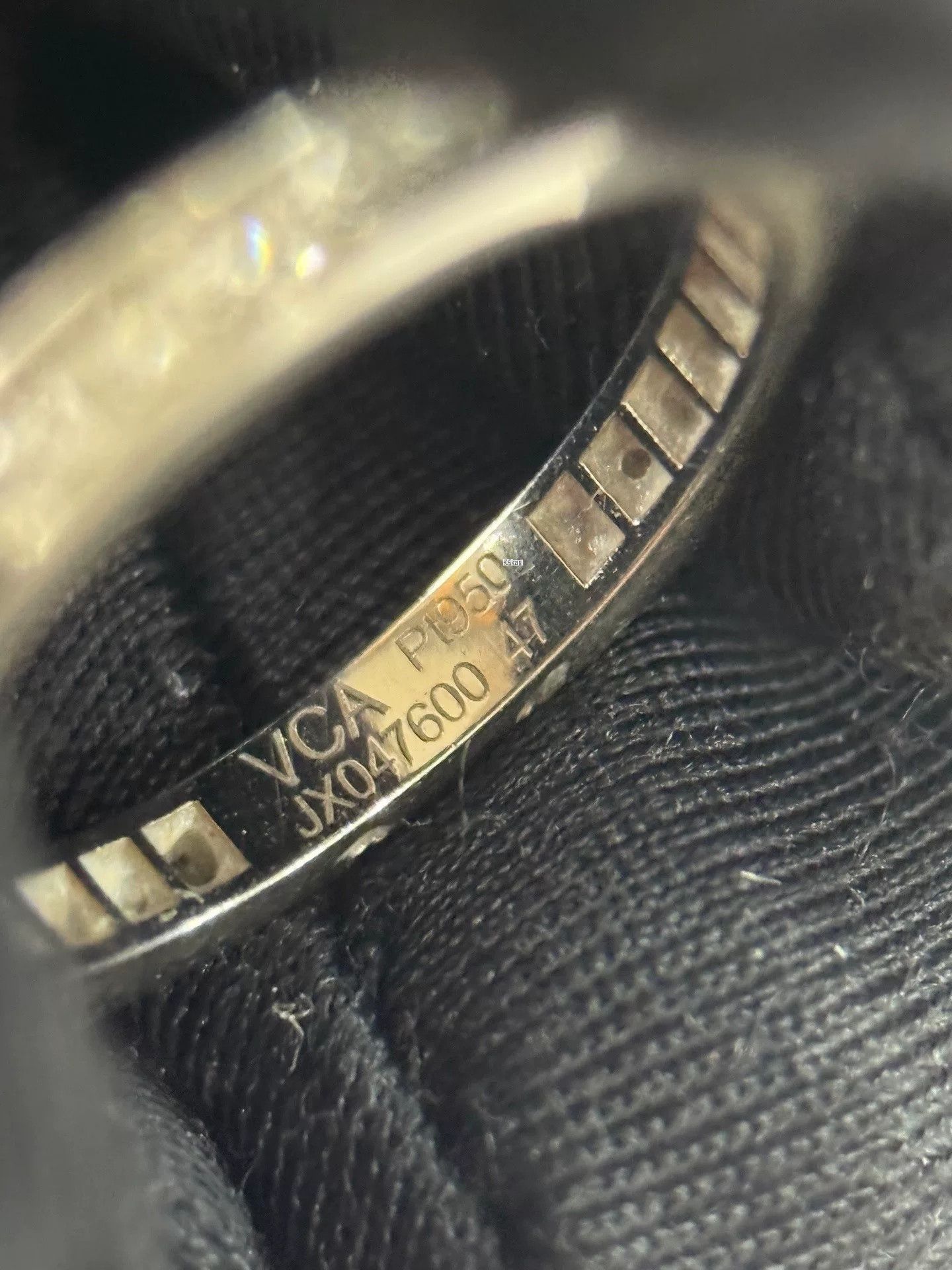 Van Cleef & Arpels VCA Platinum Diamond Circle Ring Size ONE SIZE - 5 Thumbnail