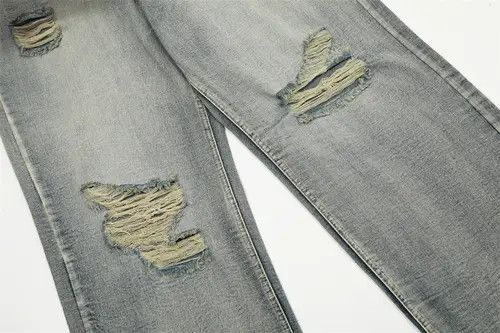 Japanese Brand × Jean Men's distressed loose gradient washed ripped jeans Size US 32 / EU 48 - 3 Thumbnail