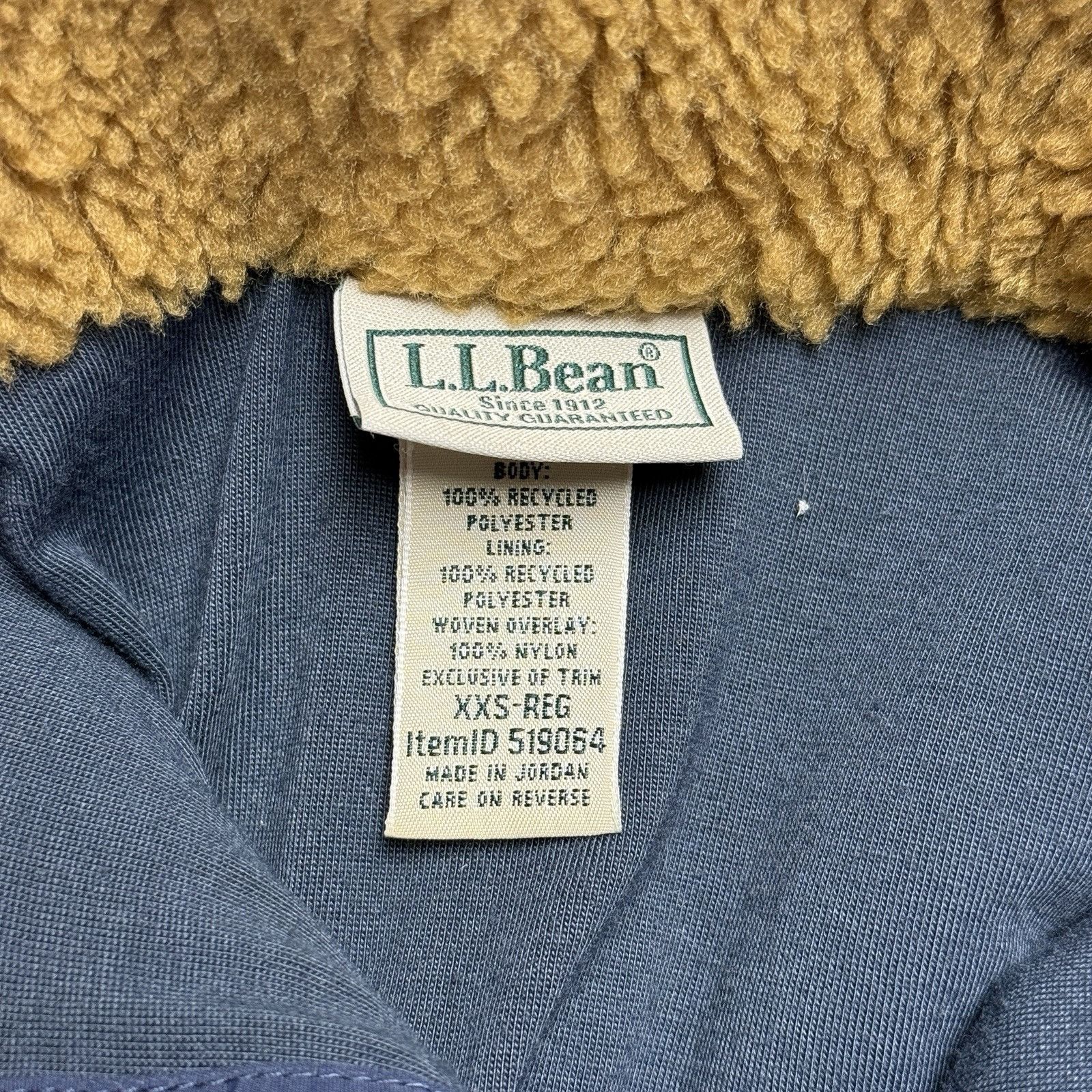 L.L. Bean LL Bean Women's Bean's Sherpa Fleece Jacket Antique Gold Size XXS / US 00 / IT 34 - 10 Thumbnail