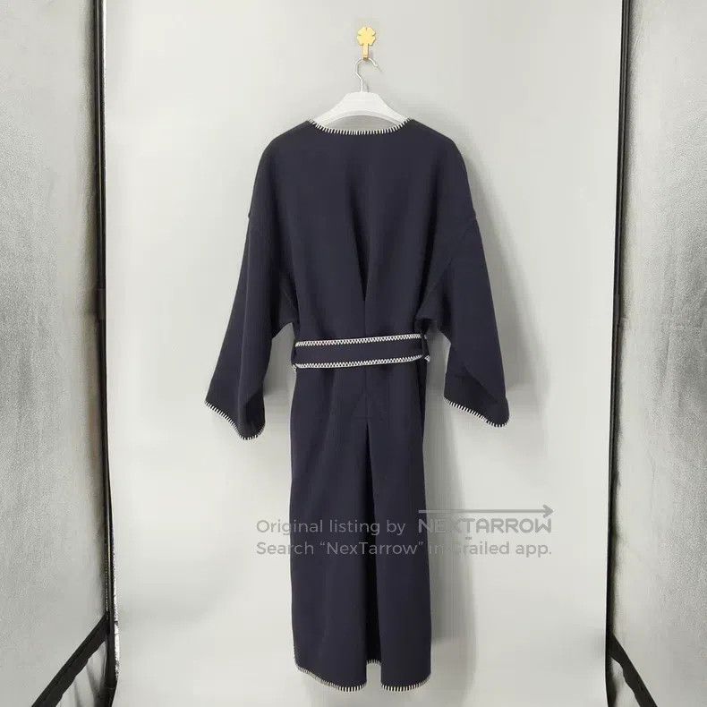 Loewe Loewe Midnight Blue Bathrobe Style Stitched Leather Tag Wo Size XS / US 0-2 / IT 36-38 - 2 Thumbnail