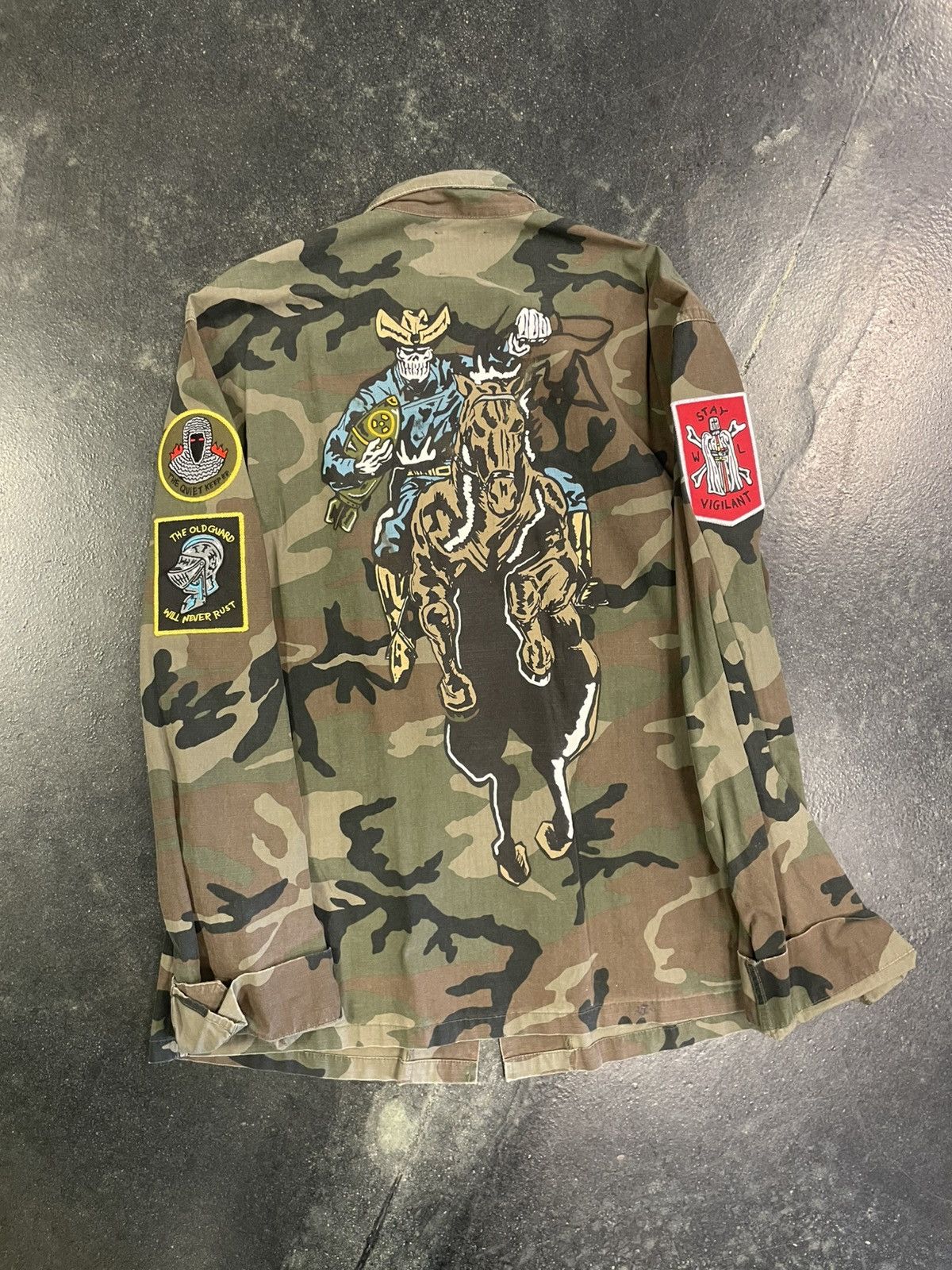 Warren Lotas Warren Lotas Hand Painted Military Jacket Size US L / EU 52-54 / 3 - 1 Thumbnail