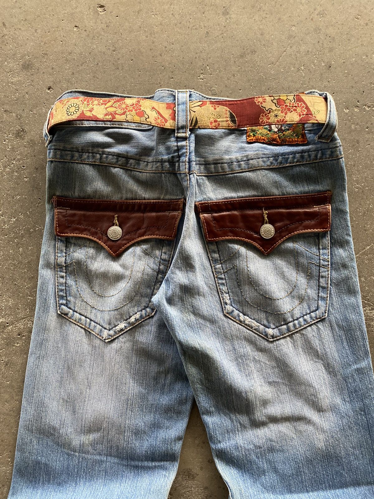 True Religion 2000s - True Religion Flared Denim Pants Size US 34 / EU 50 - 5 Thumbnail