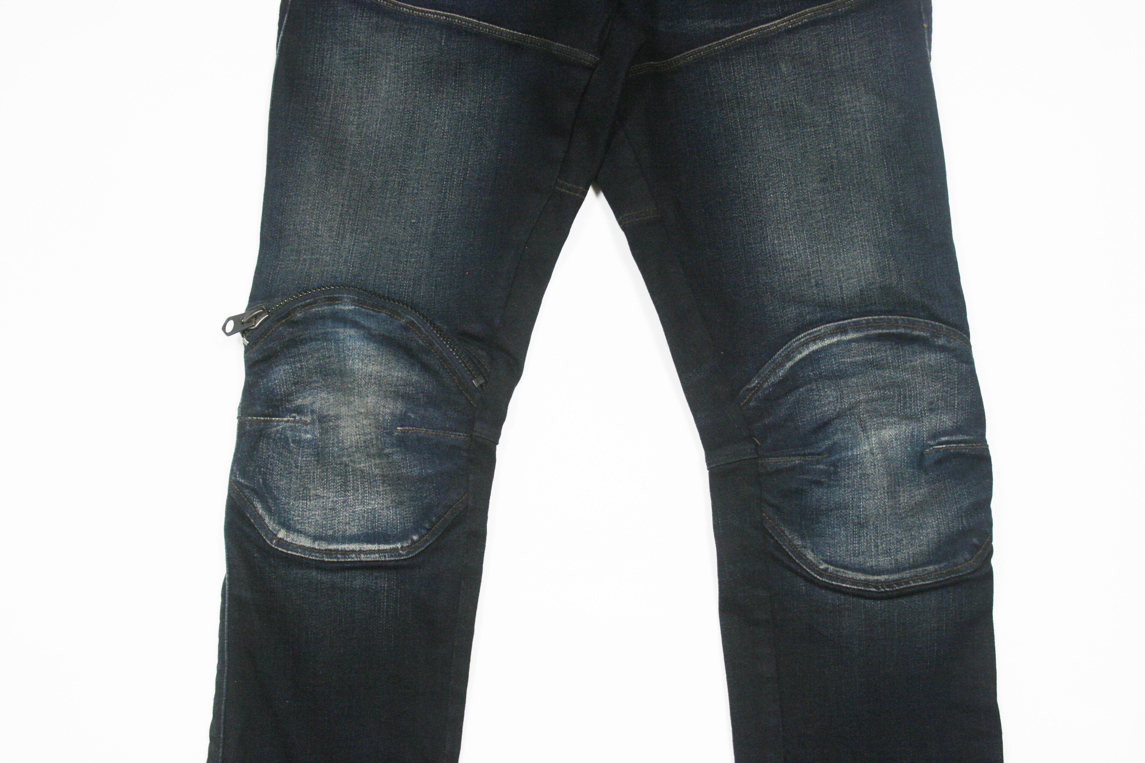 G-Star 3D Zip Knee Cropped Biker Skinny Jeans Size US 30 / EU 46 - 5 Thumbnail